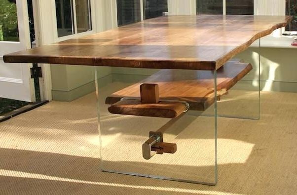 Widely Used Glass Oak Dining Tables Inside Glass And Oak Dining Table – Bienmaigrir (Photo 19 of 20)
