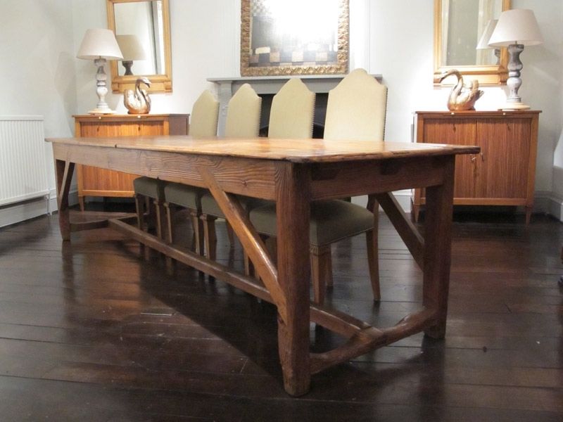 Wonderful 19th Century French Farmhouse Dining Table – Dining Tables Regarding Latest Farm Dining Tables (Photo 16 of 20)