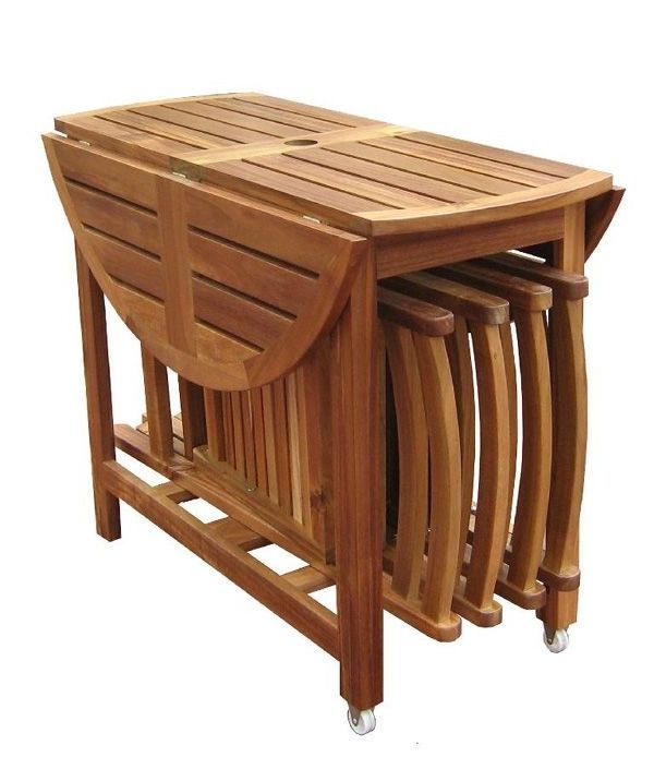 Wood Folding Dining Tables Regarding Favorite Wooden Folding Kitchen Table Modern Minimalist Dining Furniture (View 9 of 20)