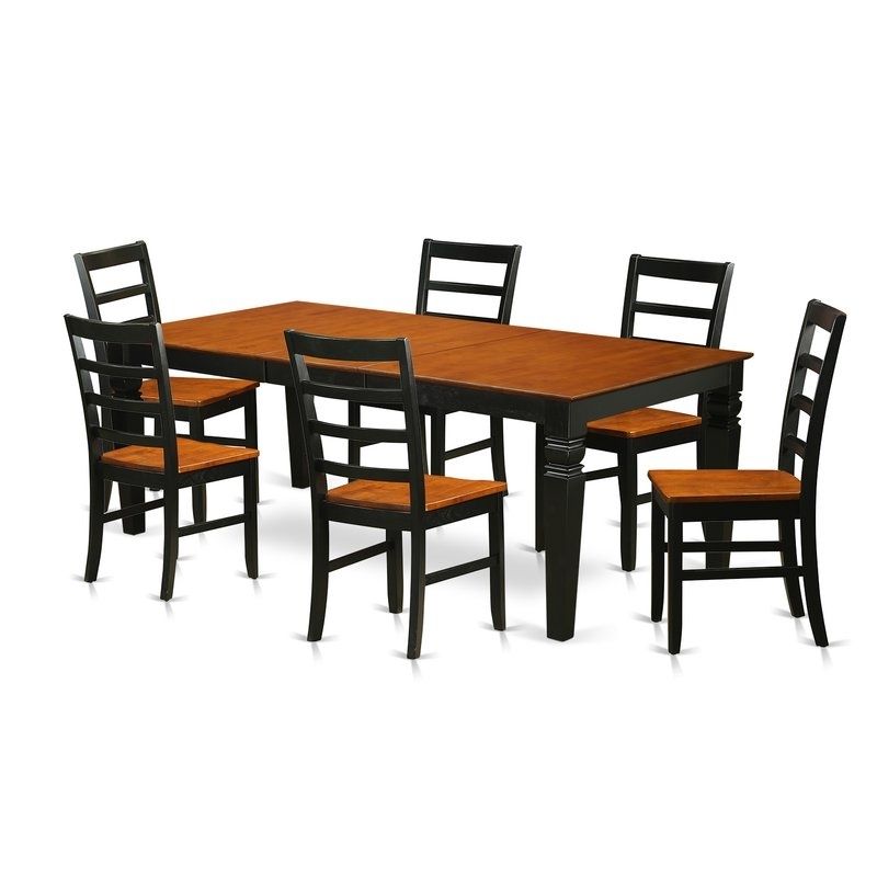 Wooden Importers Logan 7 Piece Dining Set (Photo 1 of 20)