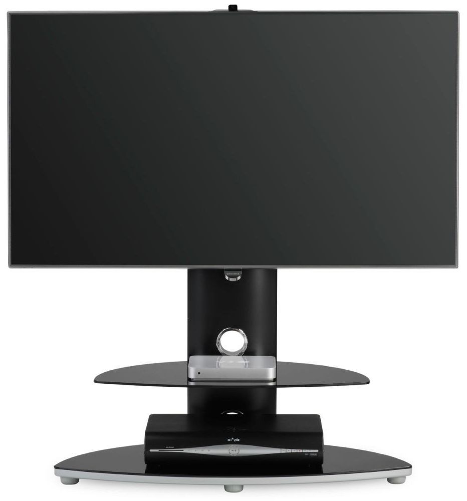 2017 Buy Alphason Osmium Black Chrome Cantilever Tv Stand For 32inch Throughout Cheap Cantilever Tv Stands (Photo 18 of 20)