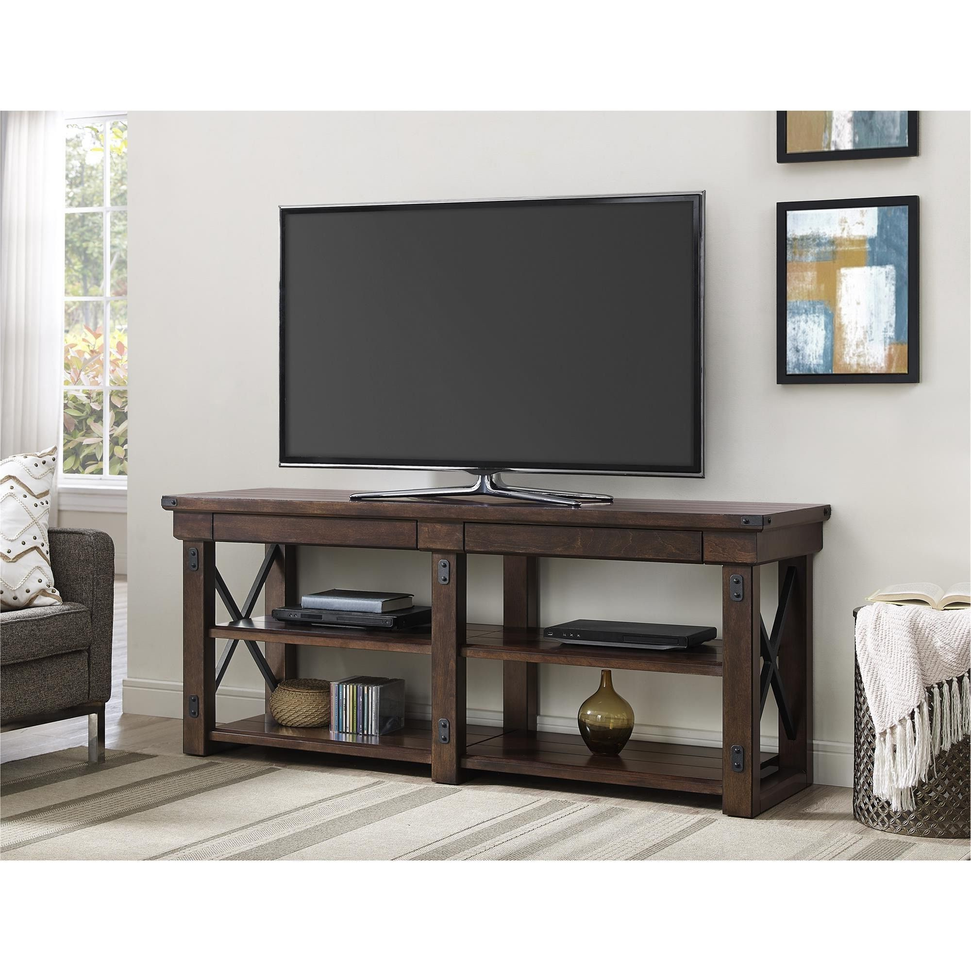 Featured Photo of 20 Inspirations Casey Grey 54 Inch Tv Stands