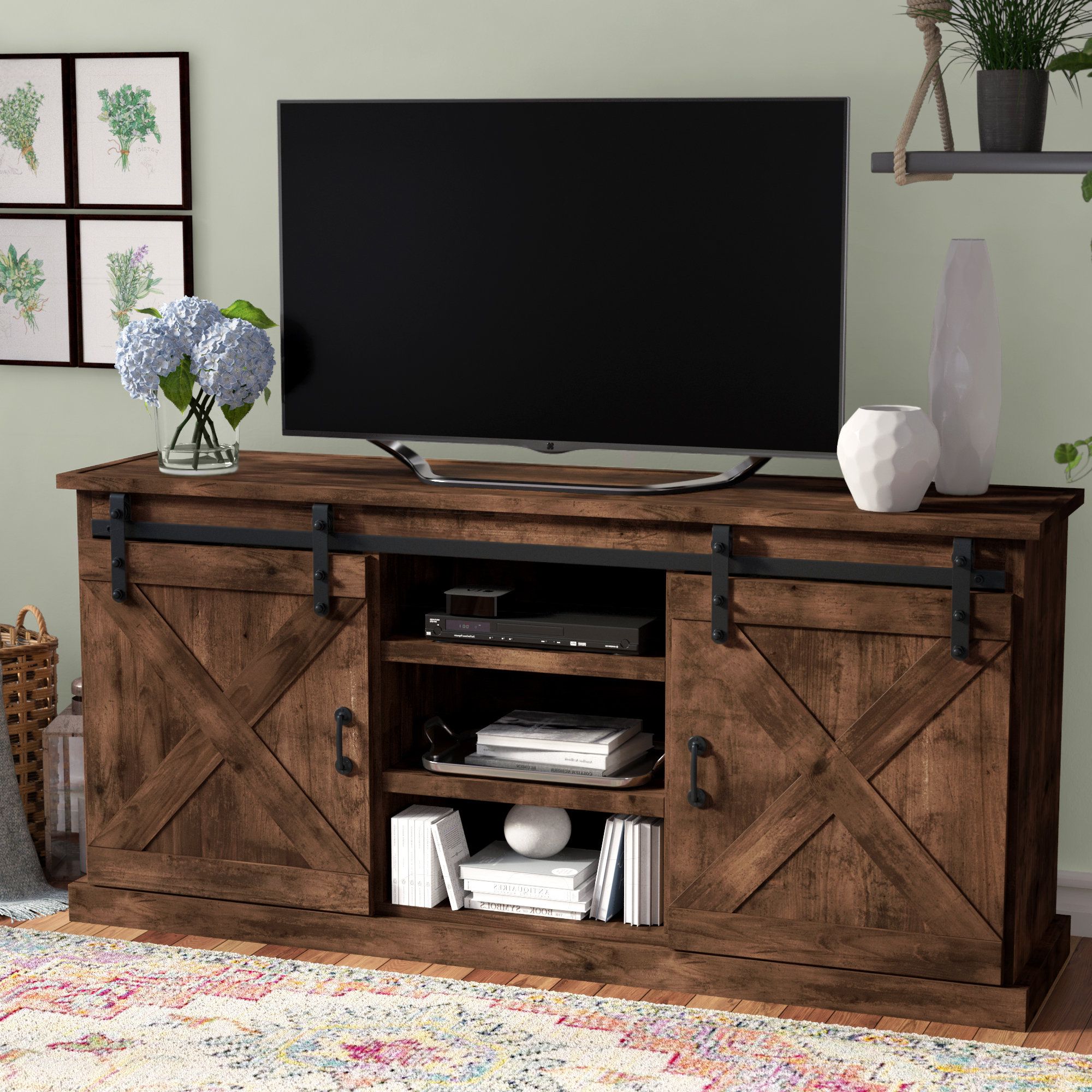 2017 Laurel Foundry Modern Farmhouse Clair Tv Stand For Tvs Up To 66 Regarding Casey Umber 66 Inch Tv Stands (Photo 1 of 20)