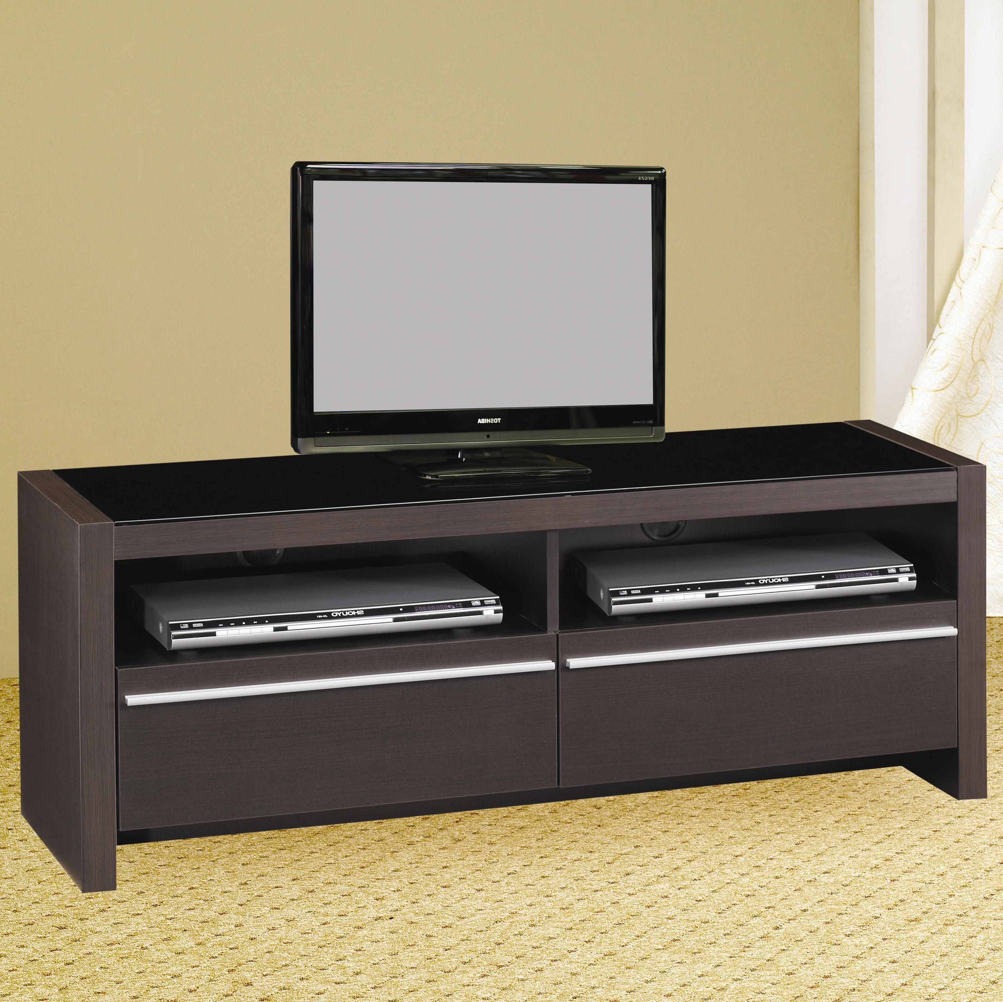 2017 Tv Stands With Drawers And Shelves Pertaining To Tv Stands Contemporary Media Console With Shelves And Drawers Lowest (View 13 of 20)