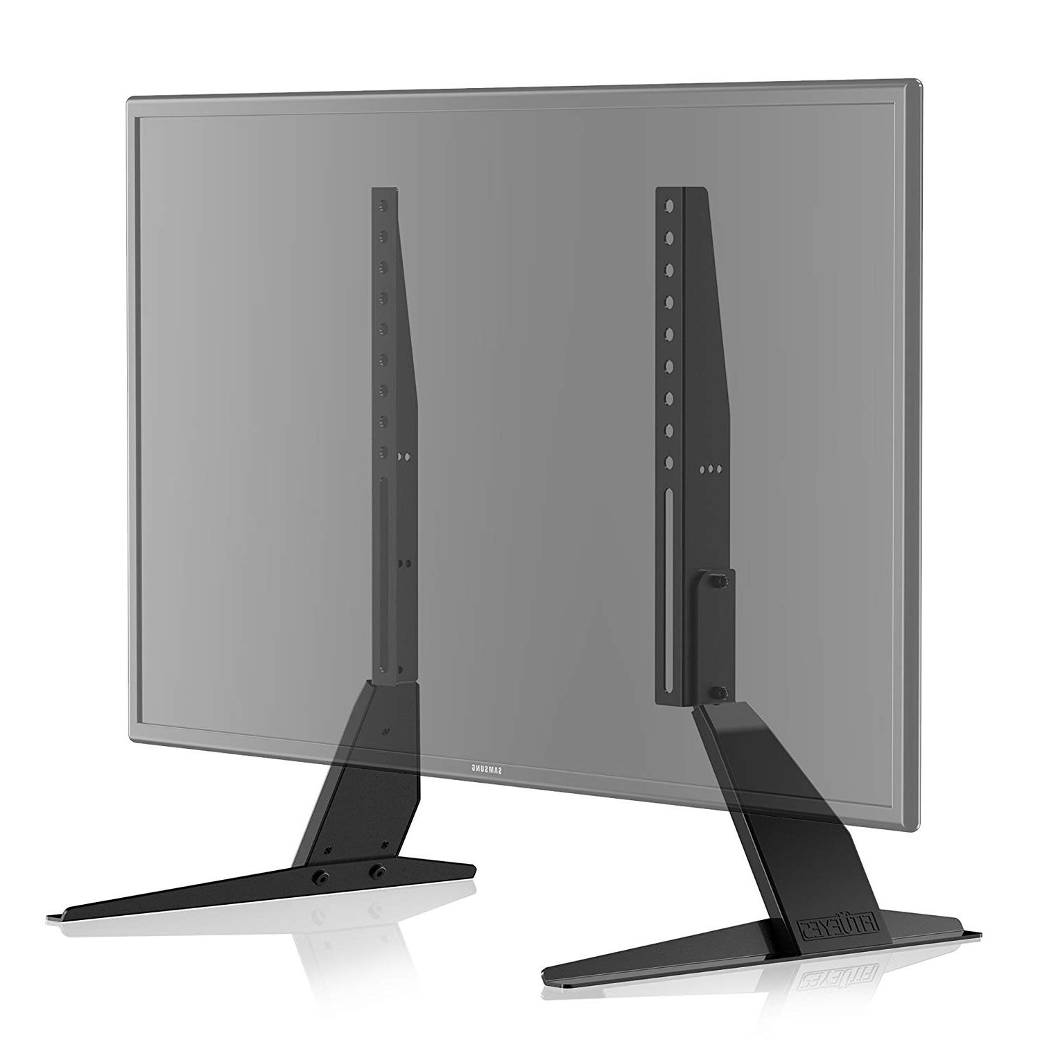 2017 Vizio 24 Inch Tv Stands Pertaining To Amazon: Fitueyes Universal Lcd Flat Screen Tv Table Top Stand (Photo 4 of 20)