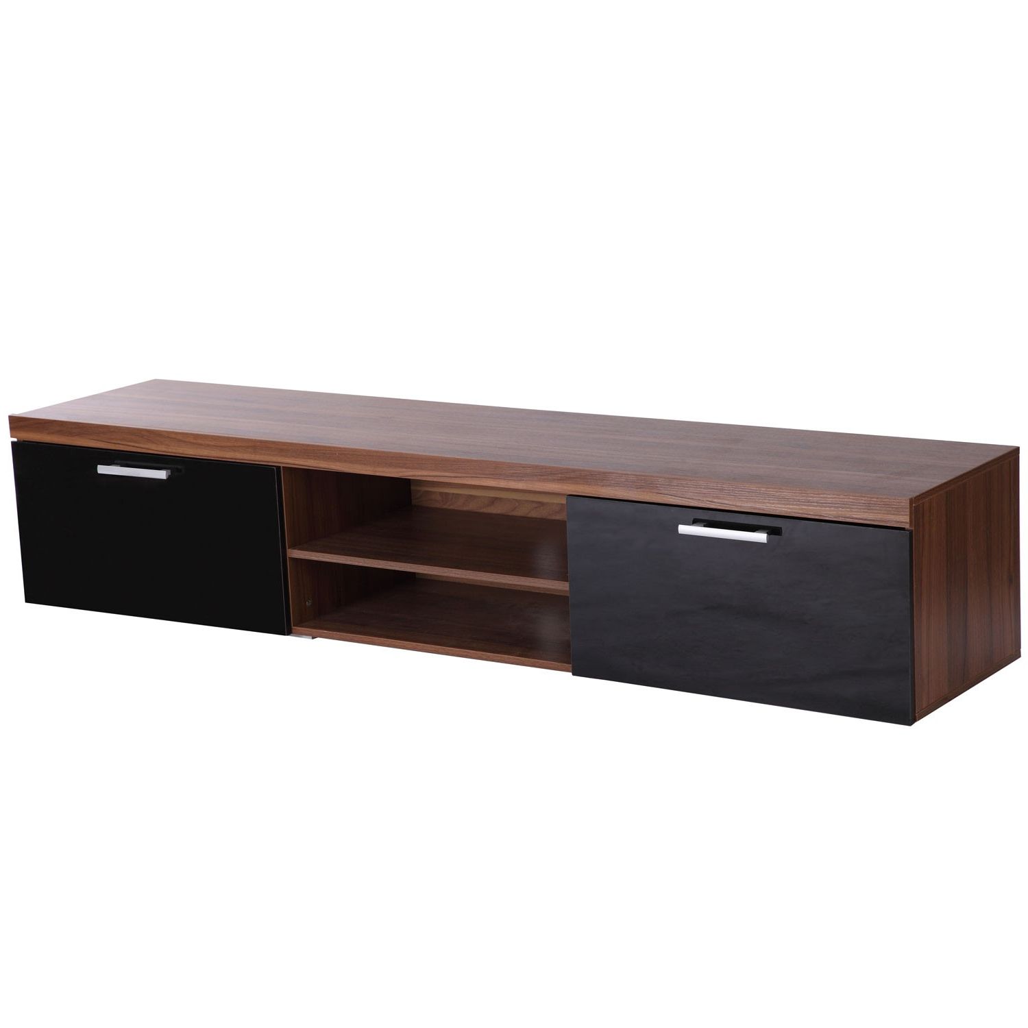 Featured Photo of The Best Walnut and Black Gloss Tv Units