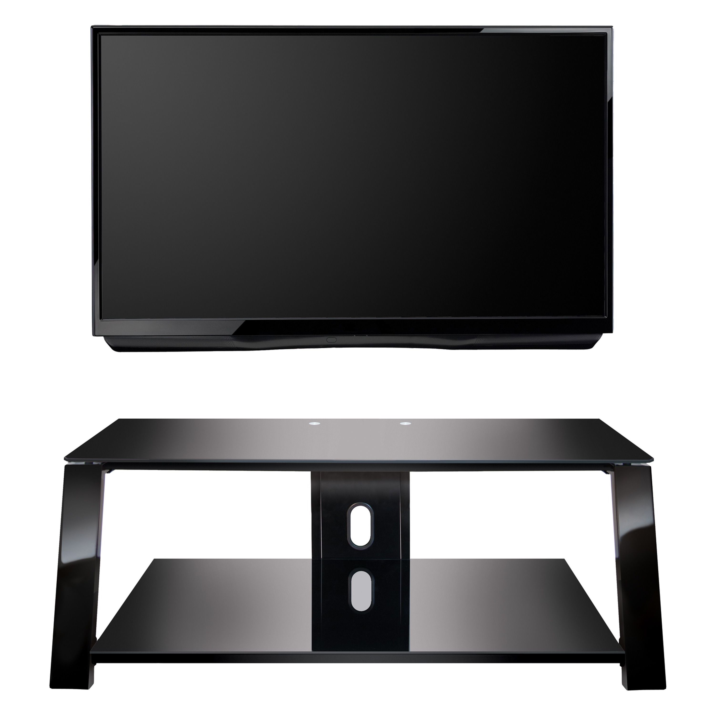 2018 Bell O Triple Play Tv Stands With Shop Bell'o Tp4444 Triple Play 44 Inch Black Tv Stand For Tvs Up To (View 13 of 20)