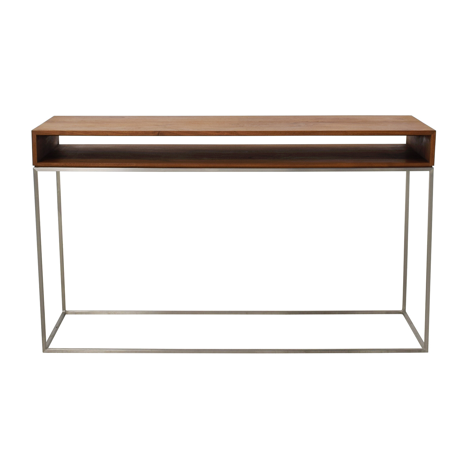 [%70% Off – Cb2 Cb2 Wood And Metal Frame Console Table / Tables Intended For Recent Frame Console Tables|frame Console Tables With Fashionable 70% Off – Cb2 Cb2 Wood And Metal Frame Console Table / Tables|widely Used Frame Console Tables With Regard To 70% Off – Cb2 Cb2 Wood And Metal Frame Console Table / Tables|newest 70% Off – Cb2 Cb2 Wood And Metal Frame Console Table / Tables Within Frame Console Tables%] (View 1 of 20)