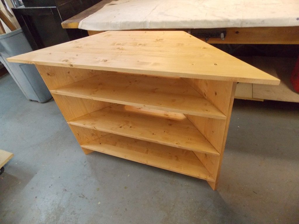 A Corner Tv Stand Made To Fit (Photo 12 of 20)