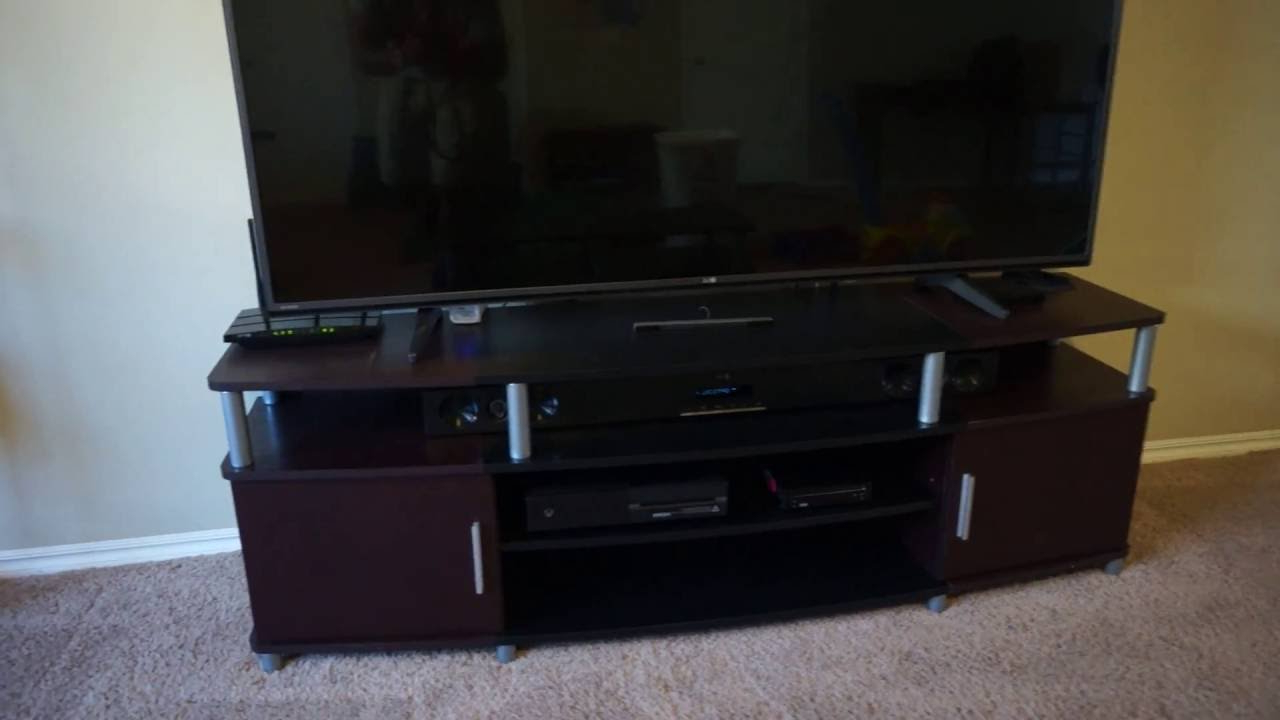 Altra Carson 70 Tv Stand Review – Ameriwood Home Carson Tv Stand For Intended For Most Up To Date Tv Stands For Tube Tvs (Photo 2 of 20)