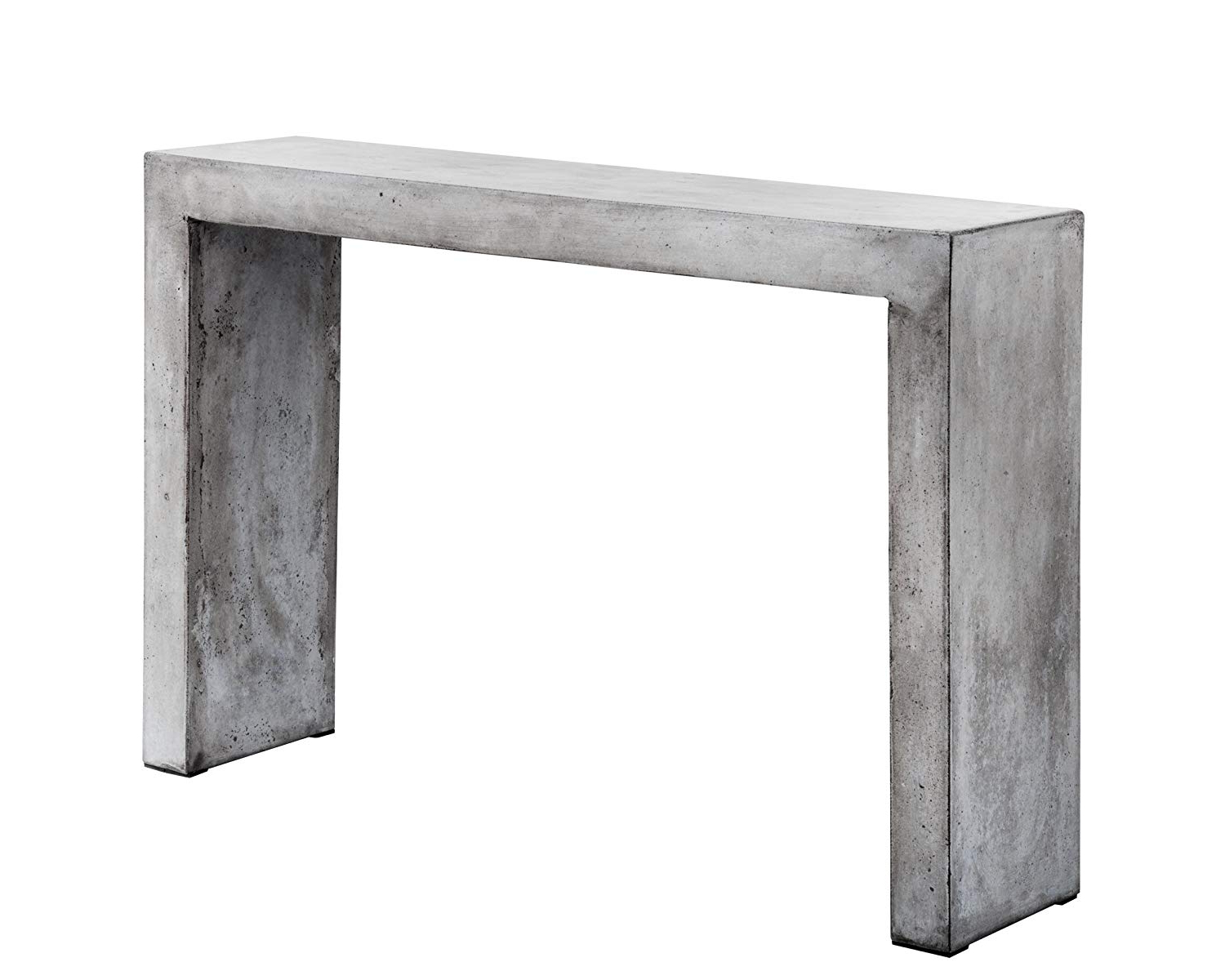 Amazon: Sunpan Modern Axle Console Table, Grey: Kitchen & Dining Within Fashionable Parsons Grey Marble Top & Dark Steel Base 48x16 Console Tables (Photo 14 of 20)