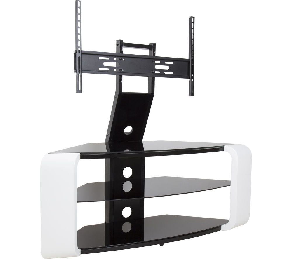 Best And Newest Buy Avf Como Fsl1174cogw Tv Stand With Bracket – White (Photo 2 of 20)
