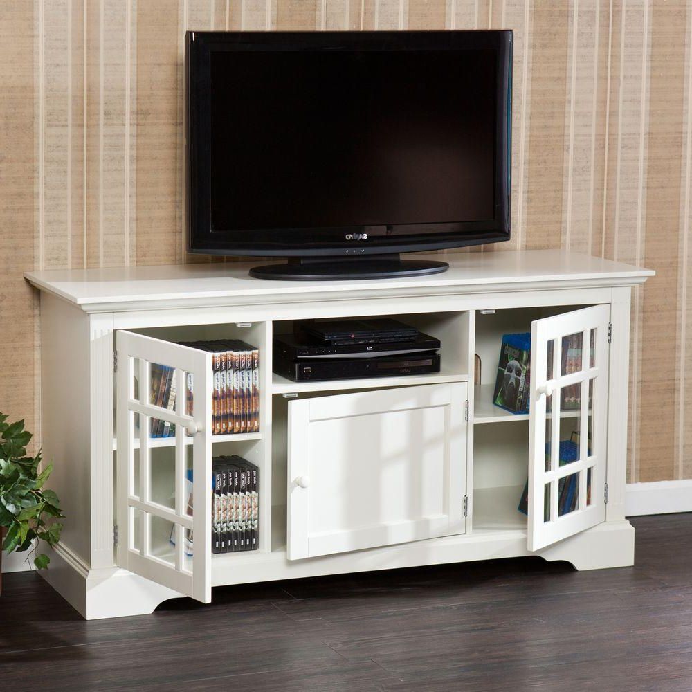 Best And Newest Southern Enterprises Madison Off White Entertainment Center Hd889092 Throughout Tv Stands And Cabinets (View 10 of 20)