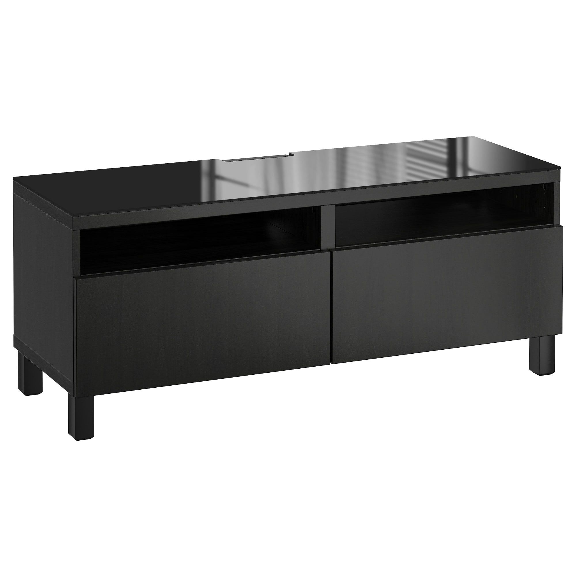 Bestå Tv Unit With Drawers, Lappviken Black Brown In  (View 13 of 20)
