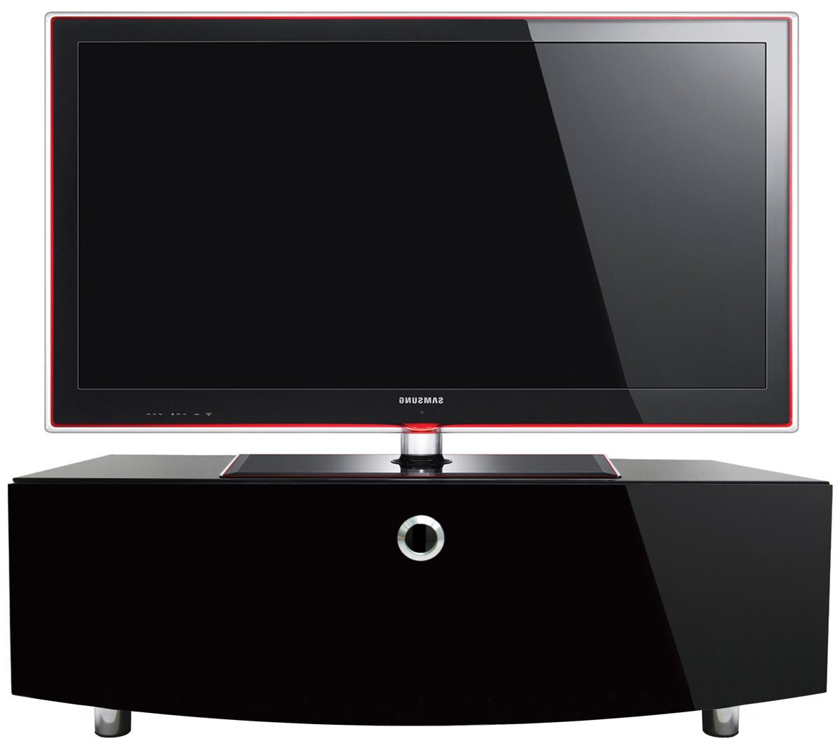 Black High Gloss Corner Tv Unit Intended For Popular Mda Designs Curve 1000 Tv Stand – Black (Photo 18 of 20)