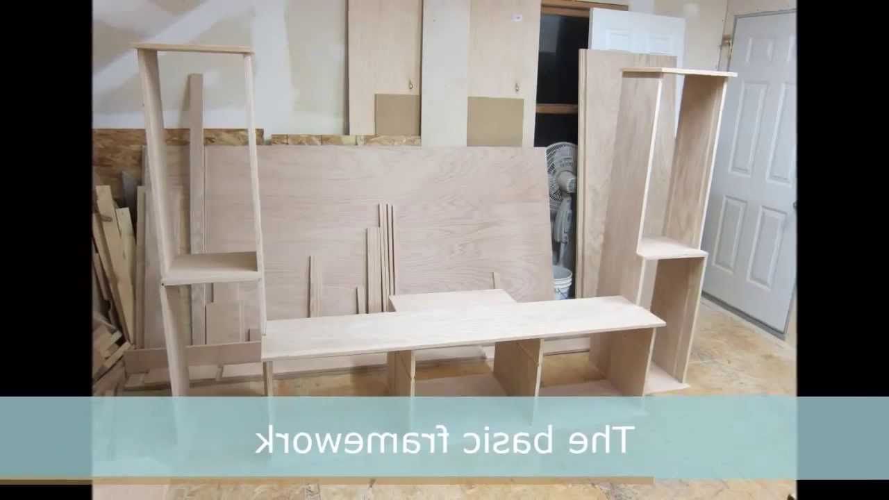 Building A Wood Tv Stand – Youtube In Most Recently Released Wooden Tv Stands For 55 Inch Flat Screen (Photo 17 of 20)
