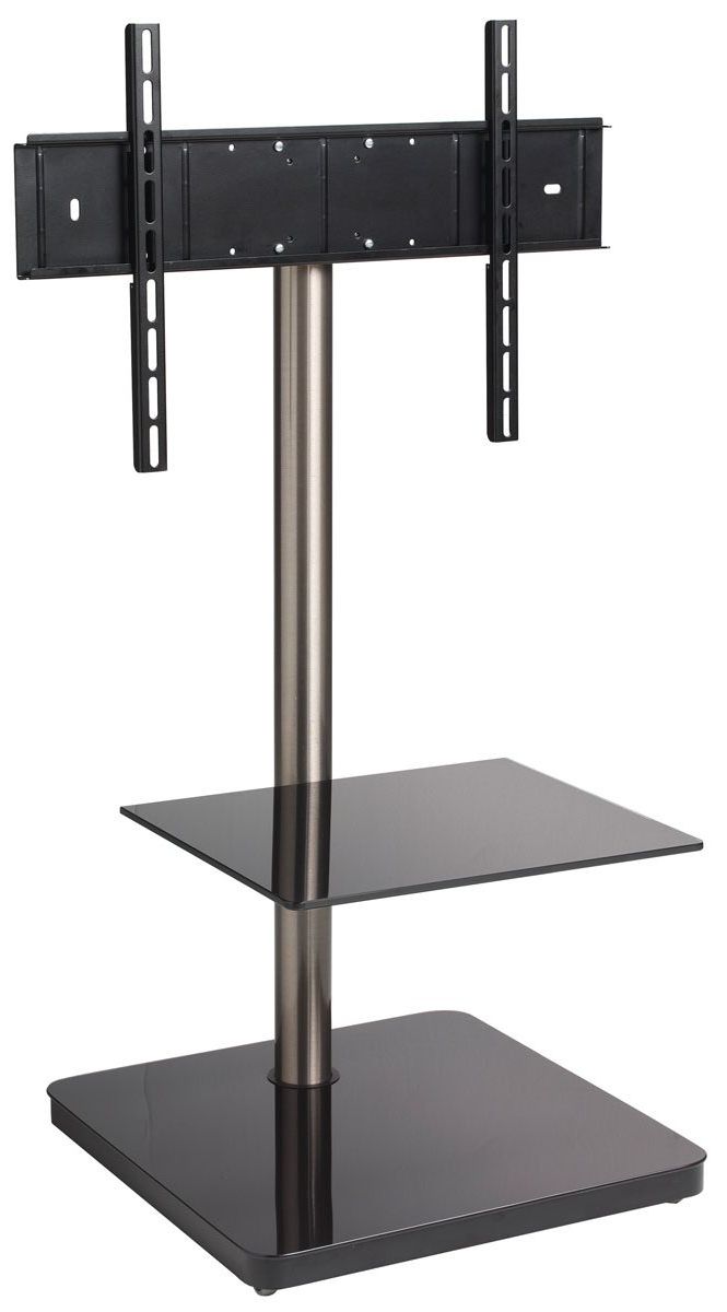 Cantilever Tv Stands Throughout Latest B Tech Btf800 Black Cantilever Tv Stand (Photo 1 of 20)
