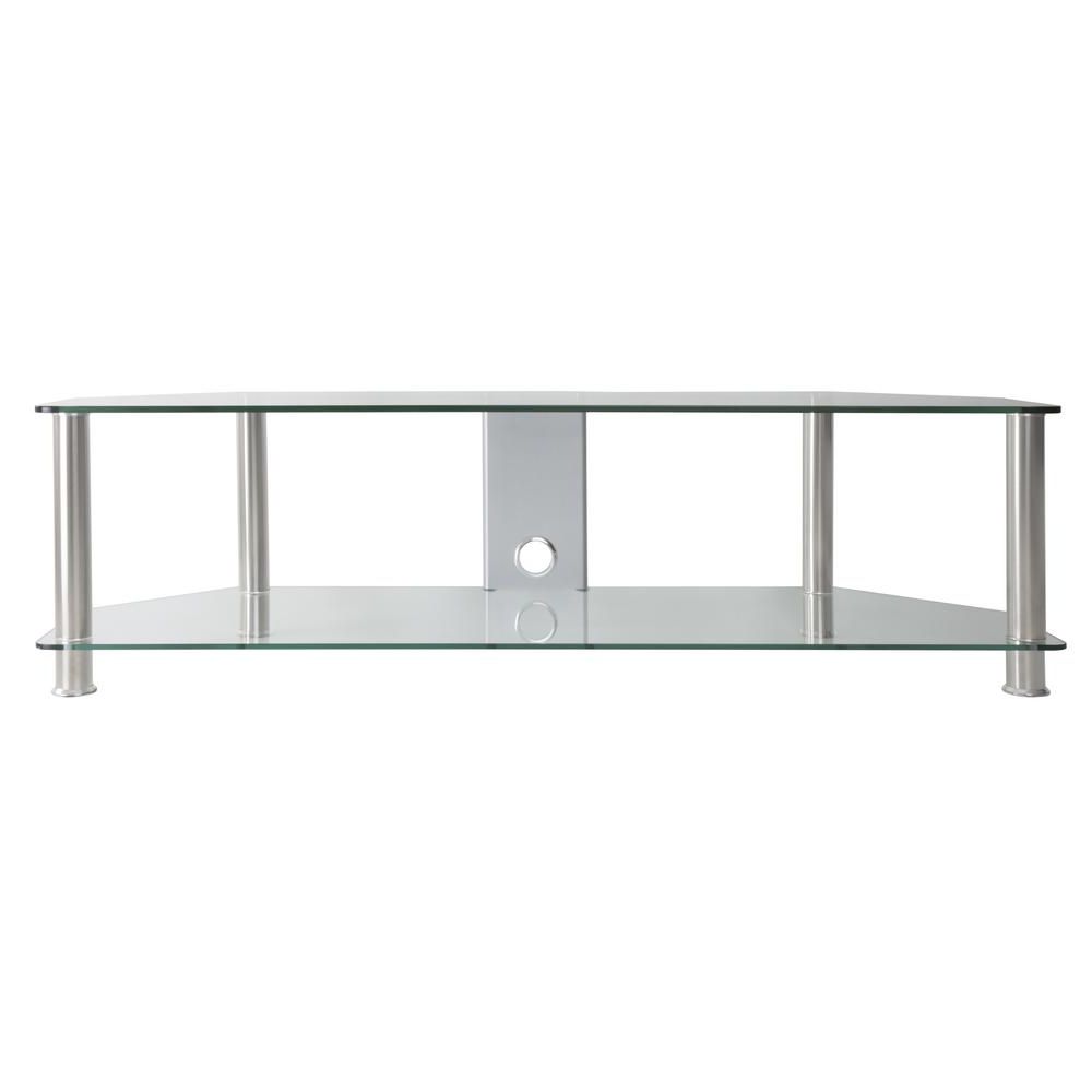 Clear Glass Tv Stand With Recent Avf Sdc1400cmcc A Tv Stand With Cable Management For Up To 65 In (View 8 of 20)
