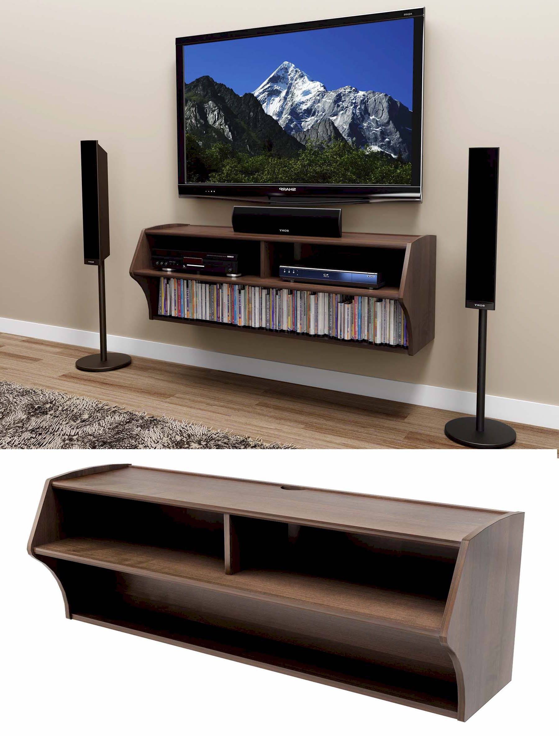 Corner Tv Shelf Component Stand Under For Cable Box Wall Mount With For Current Tv Stands Over Cable Box (View 8 of 20)