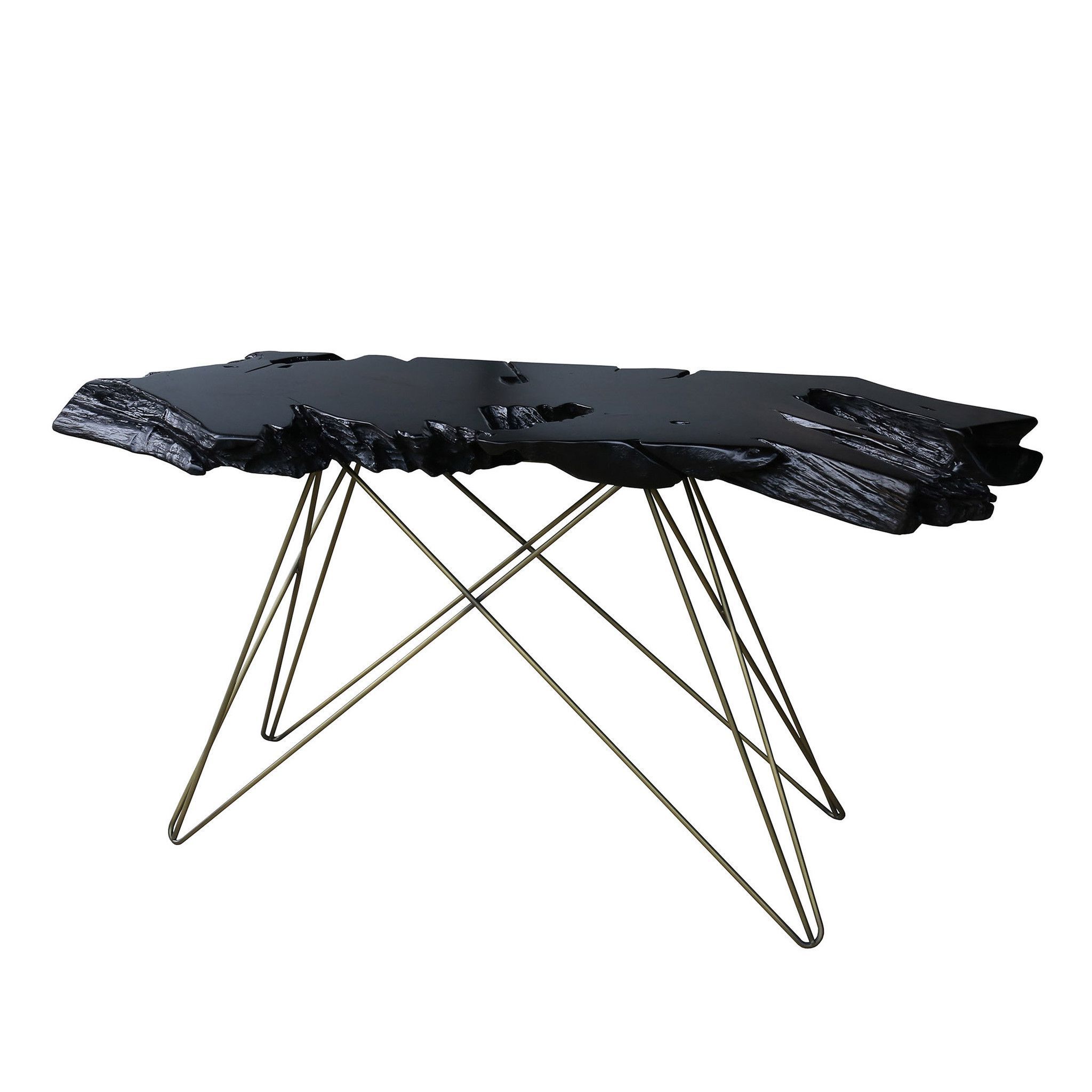 Dark Brown, Console Pertaining To Widely Used Elke Marble Console Tables With Polished Aluminum Base (View 17 of 20)