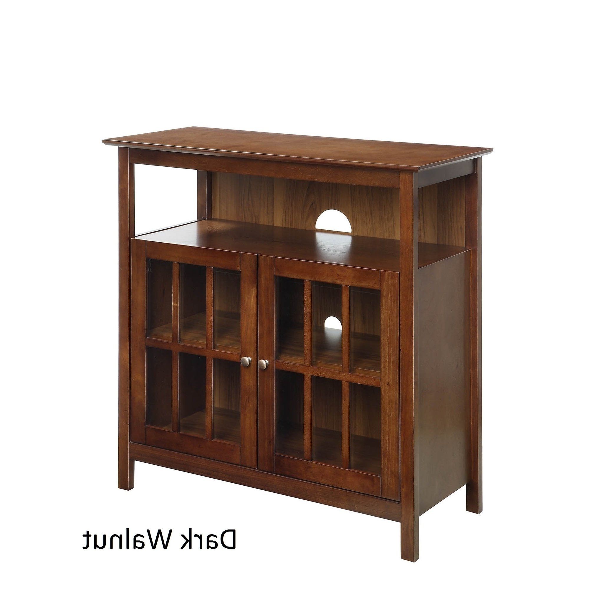 Dark Walnut Tv Stands In Well Known Shop Copper Grove Angelina Tv Stand – Free Shipping Today (Photo 20 of 20)