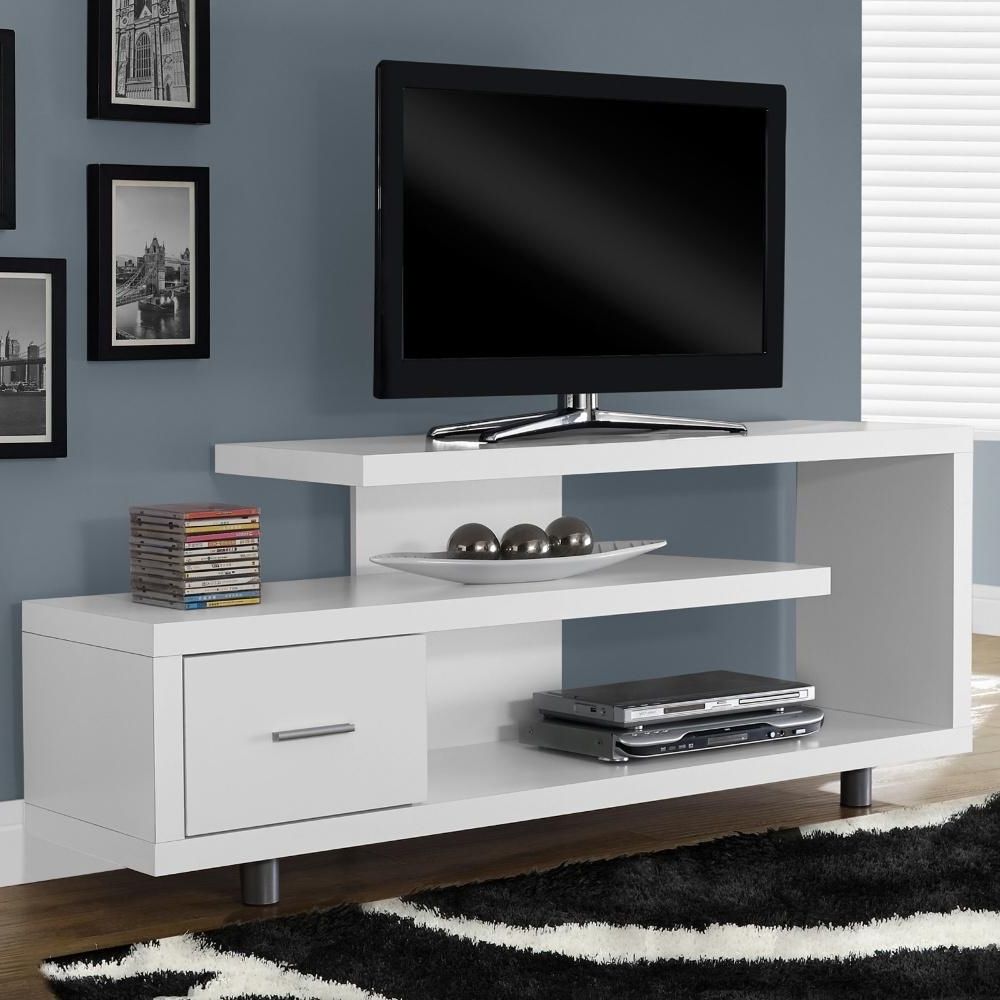 Featured Photo of 20 The Best Dixon White 58 Inch Tv Stands