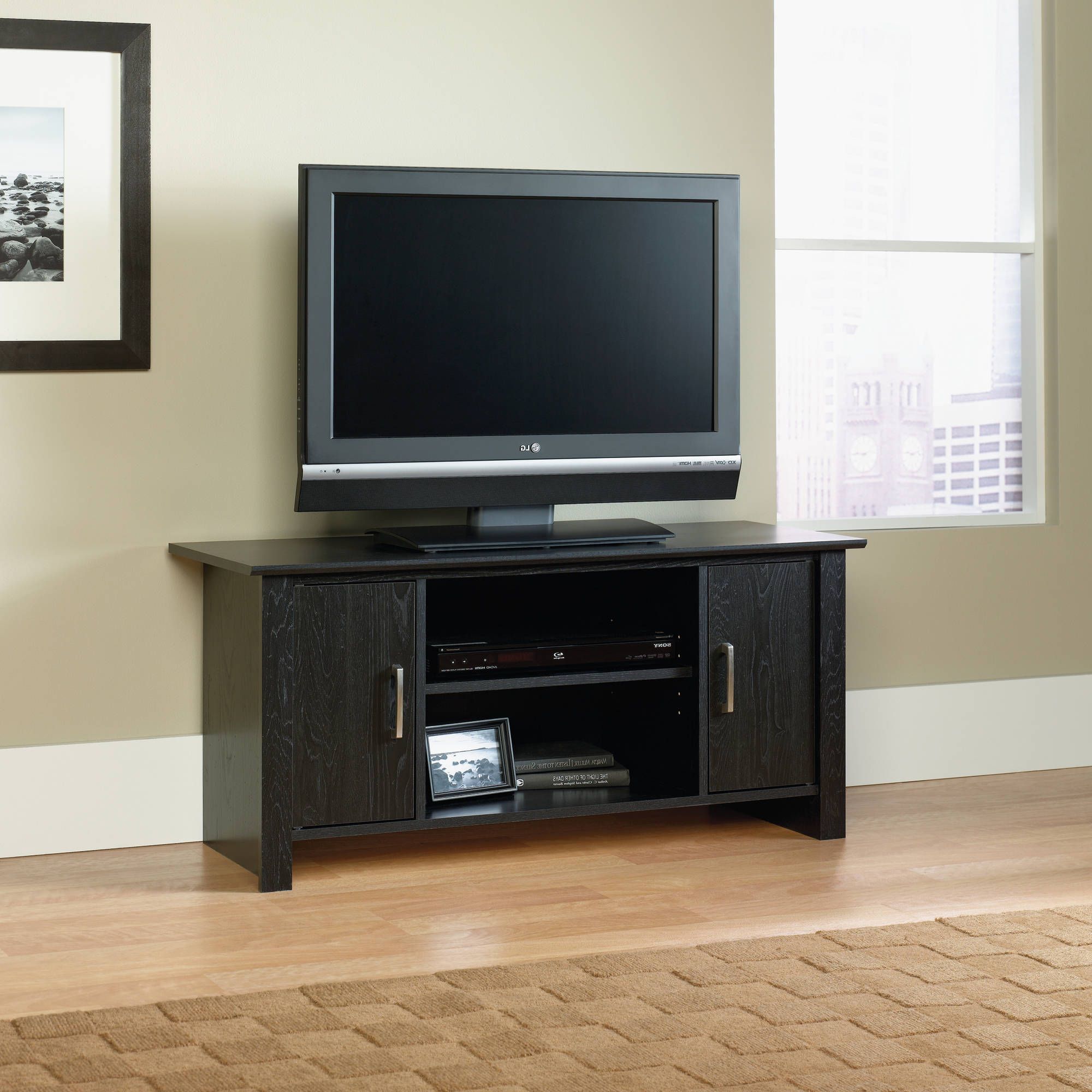 Endearing Furnitech Tv Stand Media Console Together With A Tv Stand Inside Newest Cabinet Tv Stands (View 15 of 20)