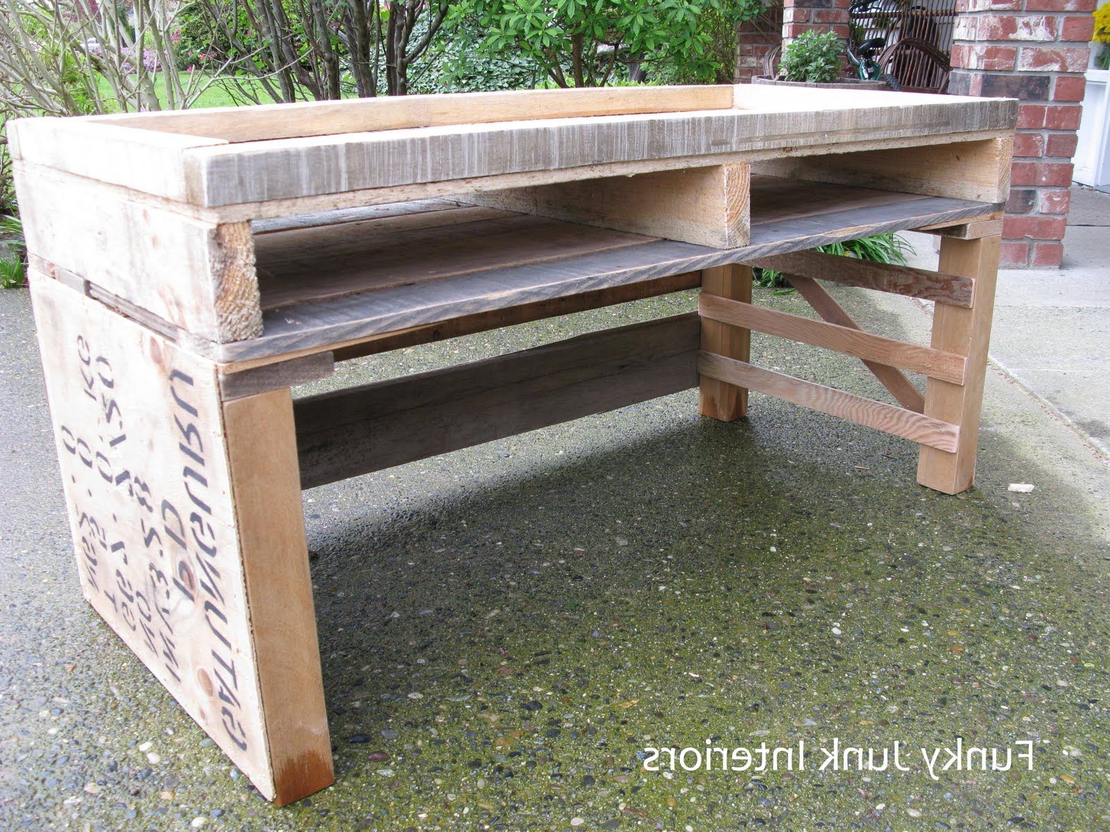 Fashionable Funky Tv Stands Regarding New Tv Stand Made From A Palletfunky Junk Interiors (View 13 of 20)