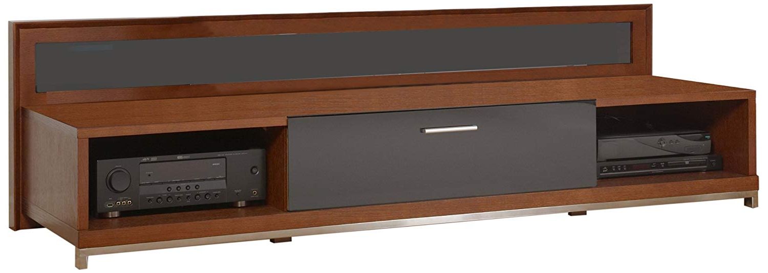 Fashionable Valencia 60 Inch Tv Stands For Amazon: Plateau Valencia 79 W Wood Tv Stand, 79 Inch, Walnut (Photo 1 of 20)