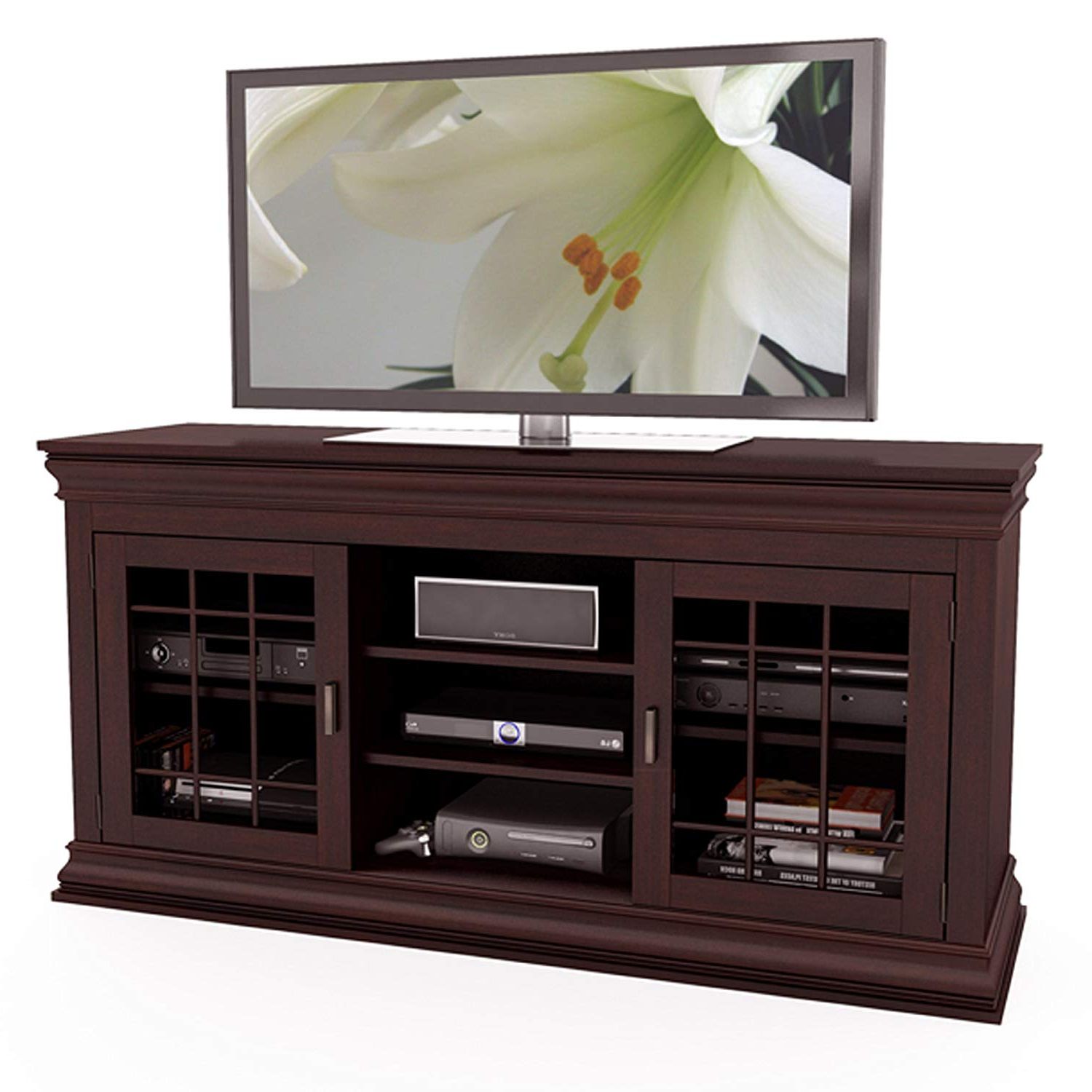 Favorite Murphy 72 Inch Tv Stands Inside Amazon: Sonax B 231 Nct Carson Extra Wide Tv/component Bench,  (View 10 of 20)
