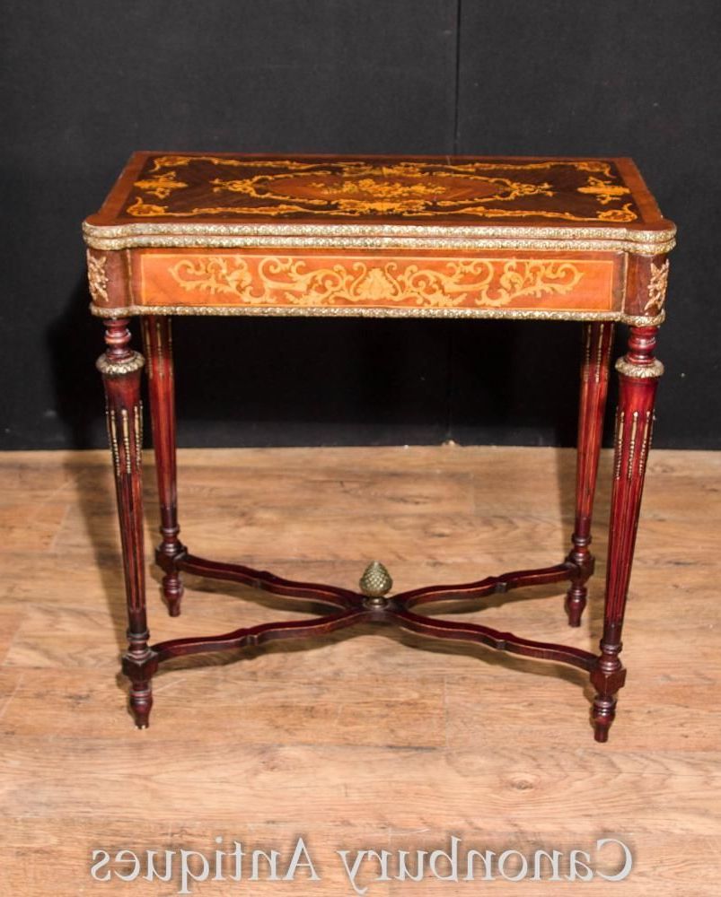 Featured Photo of 20 The Best Orange Inlay Console Tables