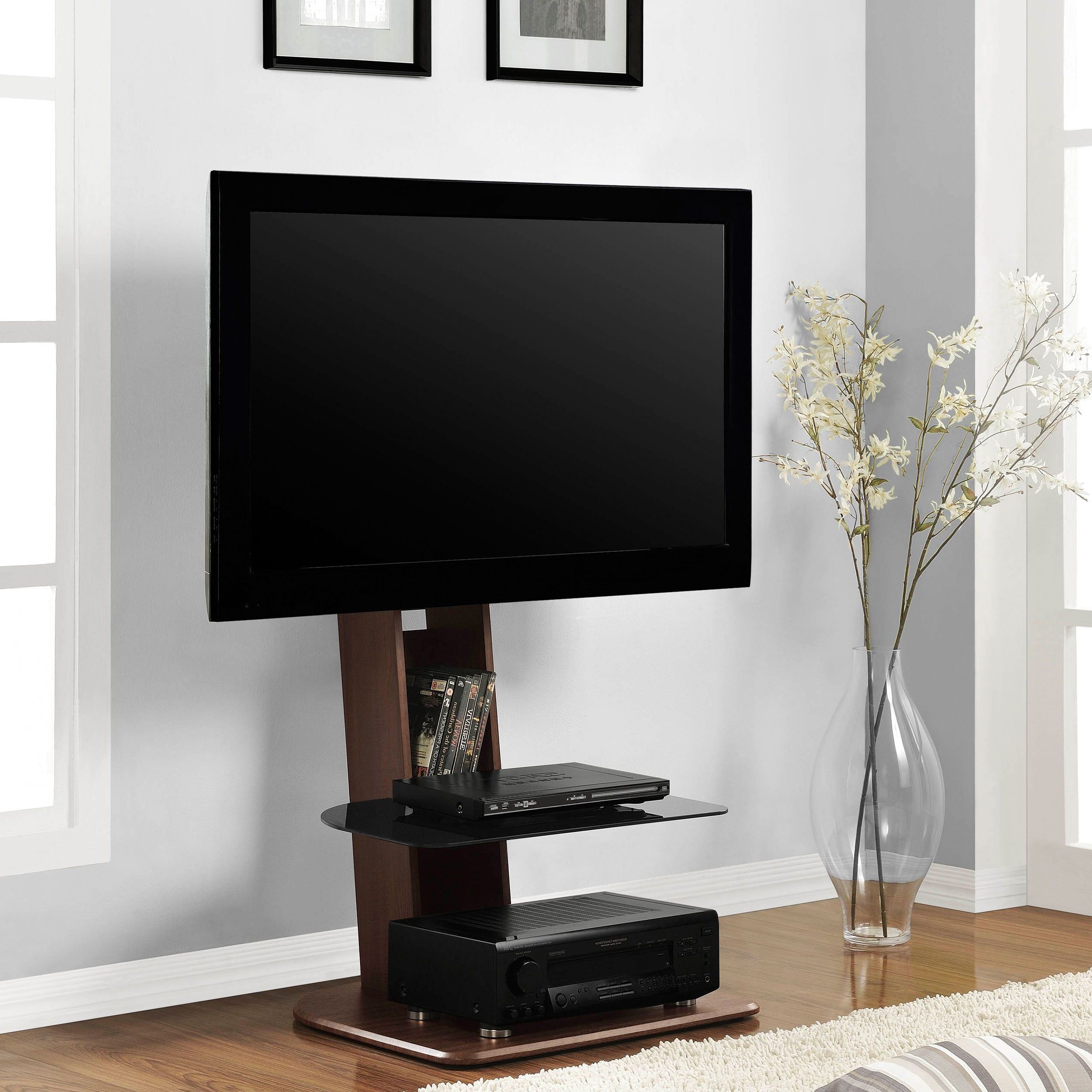 Get The Skinny On This Space Saving Tv Stand Featuring A Streamlined For Fashionable Skinny Tv Stands (Photo 4 of 20)