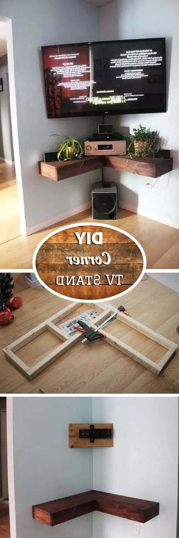 Latest 21+ Diy Tv Stand Ideas For Your Weekend Home Project Pertaining To Unique Corner Tv Stands (View 19 of 20)