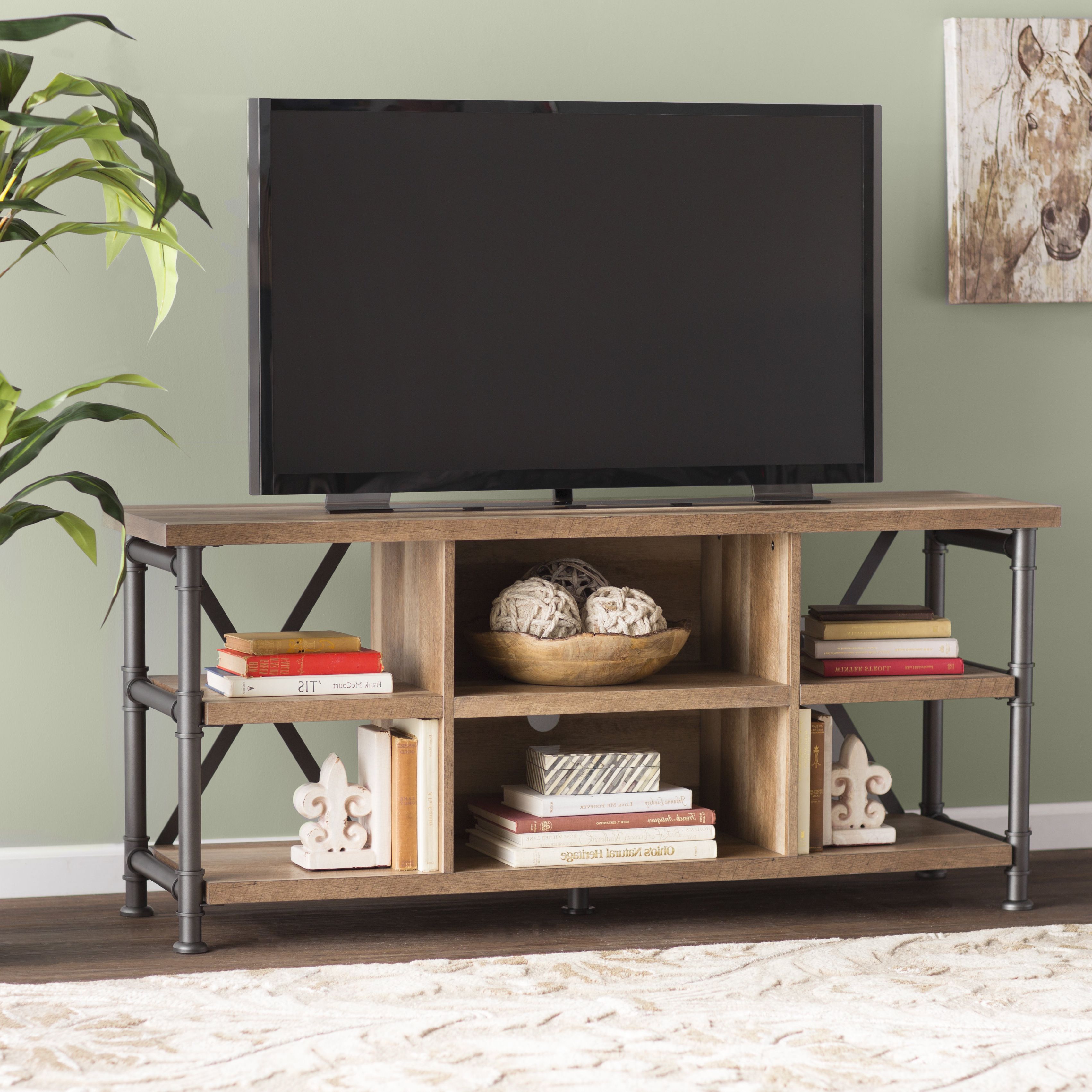 Light Oak Tv Stands Flat Screen For Popular Tv Stands (View 18 of 20)