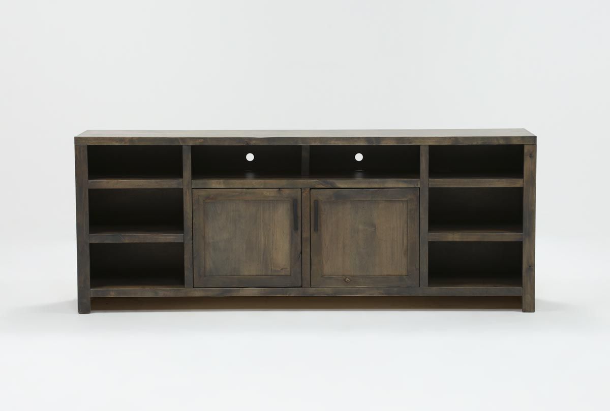 Living Spaces Pertaining To Ducar 84 Inch Tv Stands (Photo 3 of 20)
