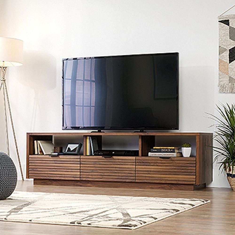 Low Oak Tv Stands Regarding Fashionable Sauder – Tv Stands – Living Room Furniture – The Home Depot (Photo 13 of 20)