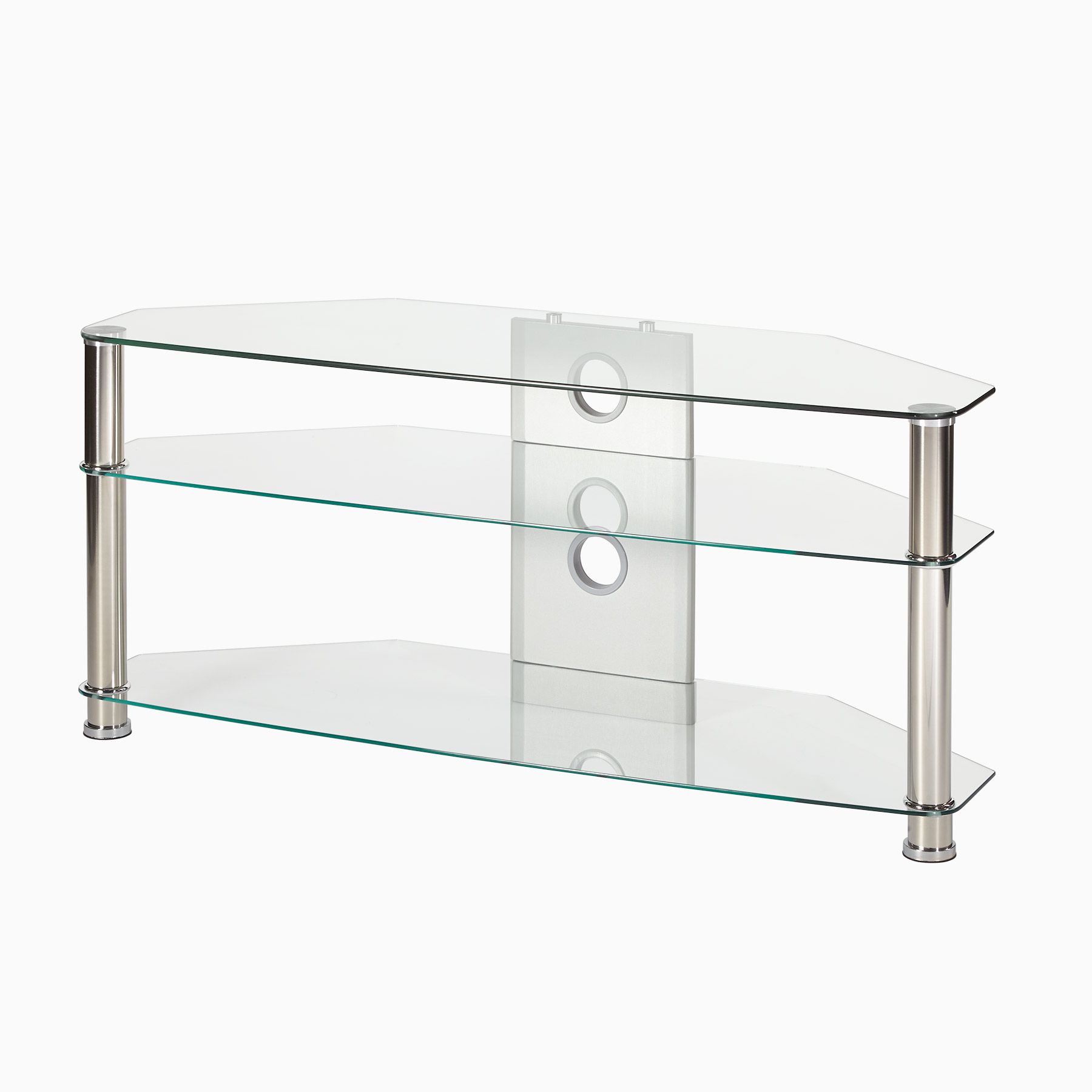 Mmt Cl1150 Within Popular Clear Glass Tv Stand (View 3 of 20)