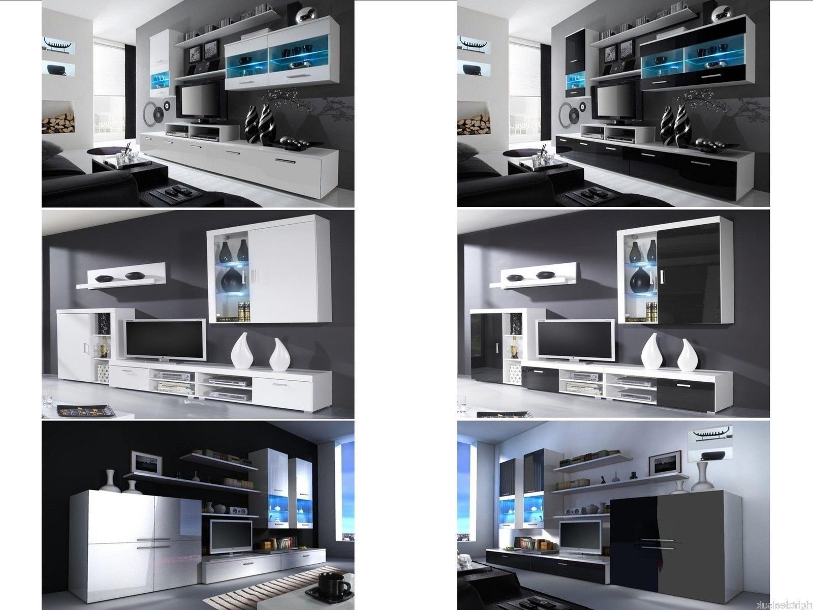 Modern Design Tv Cabinets Regarding Current Living Room Furniture Set – Modern Tv Cabinet Cupboard Wall Mounted (View 20 of 20)