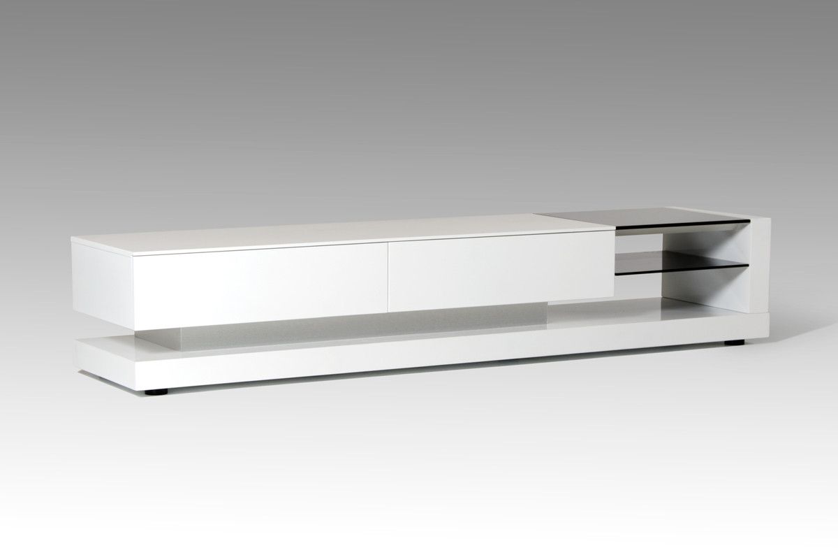 Modern White Lacquer Tv Stands In Favorite Modrest Mali Modern White Tv Stand (Photo 1 of 20)