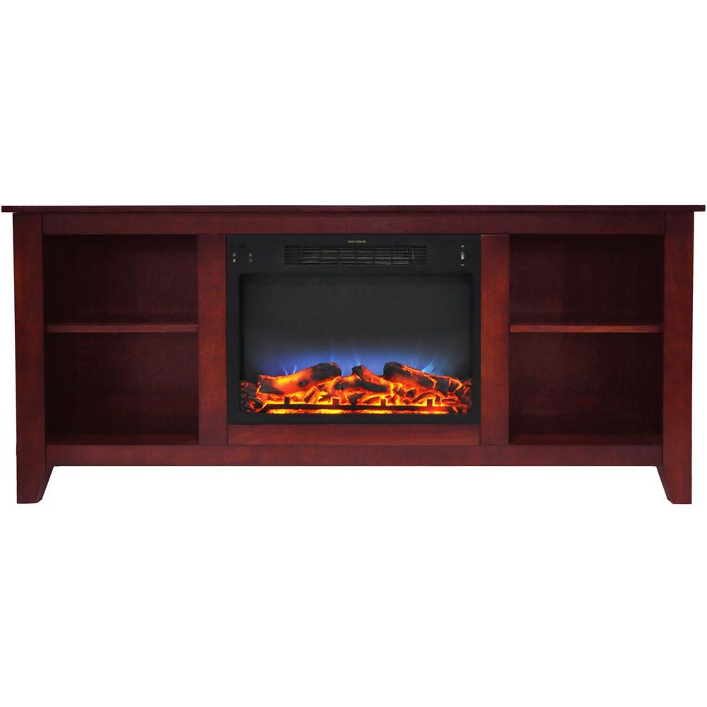 Most Popular Sinclair White 74 Inch Tv Stands With Regard To Muskoka Sinclair 60 In. Bluetooth Media Electric Fireplace Tv Stand (Photo 14 of 20)