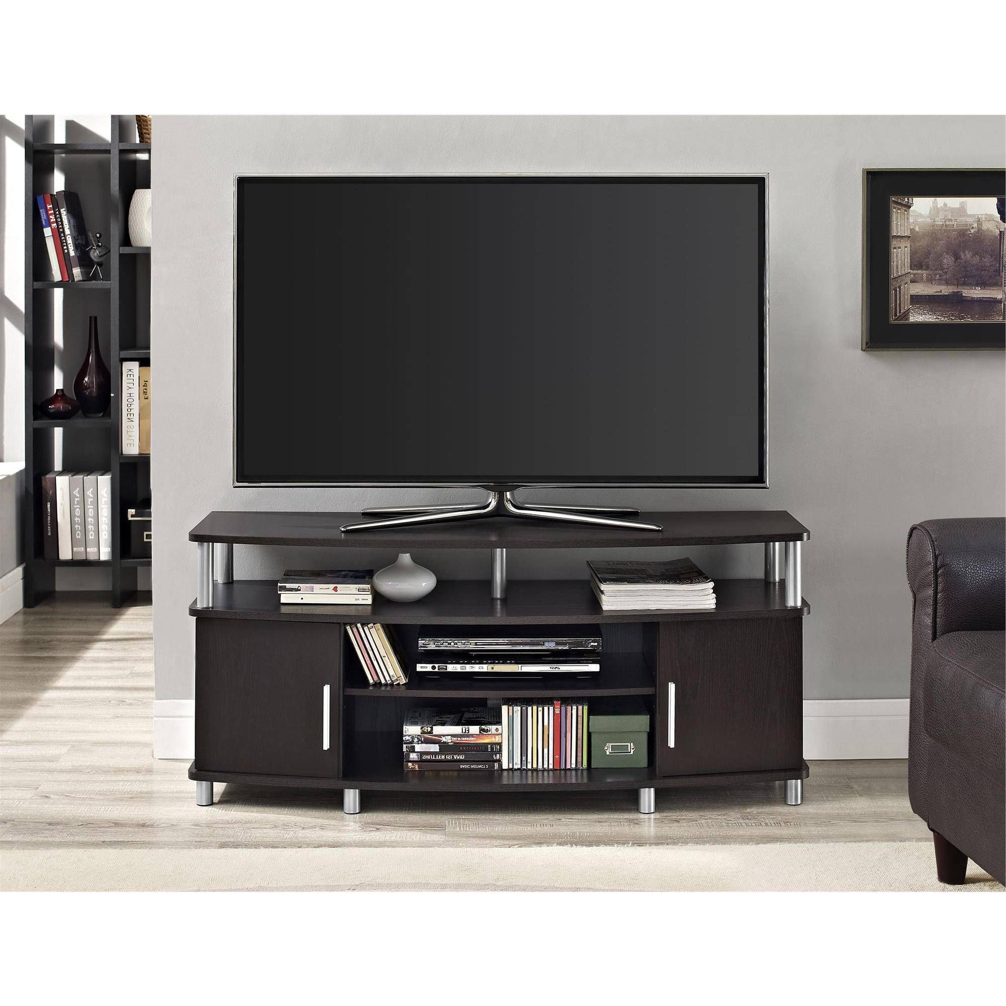 Most Popular Wooden Tv Stands For 50 Inch Tv Within Tv Stand 50" Entertainment Center Modern Media Furniture Console (View 13 of 20)