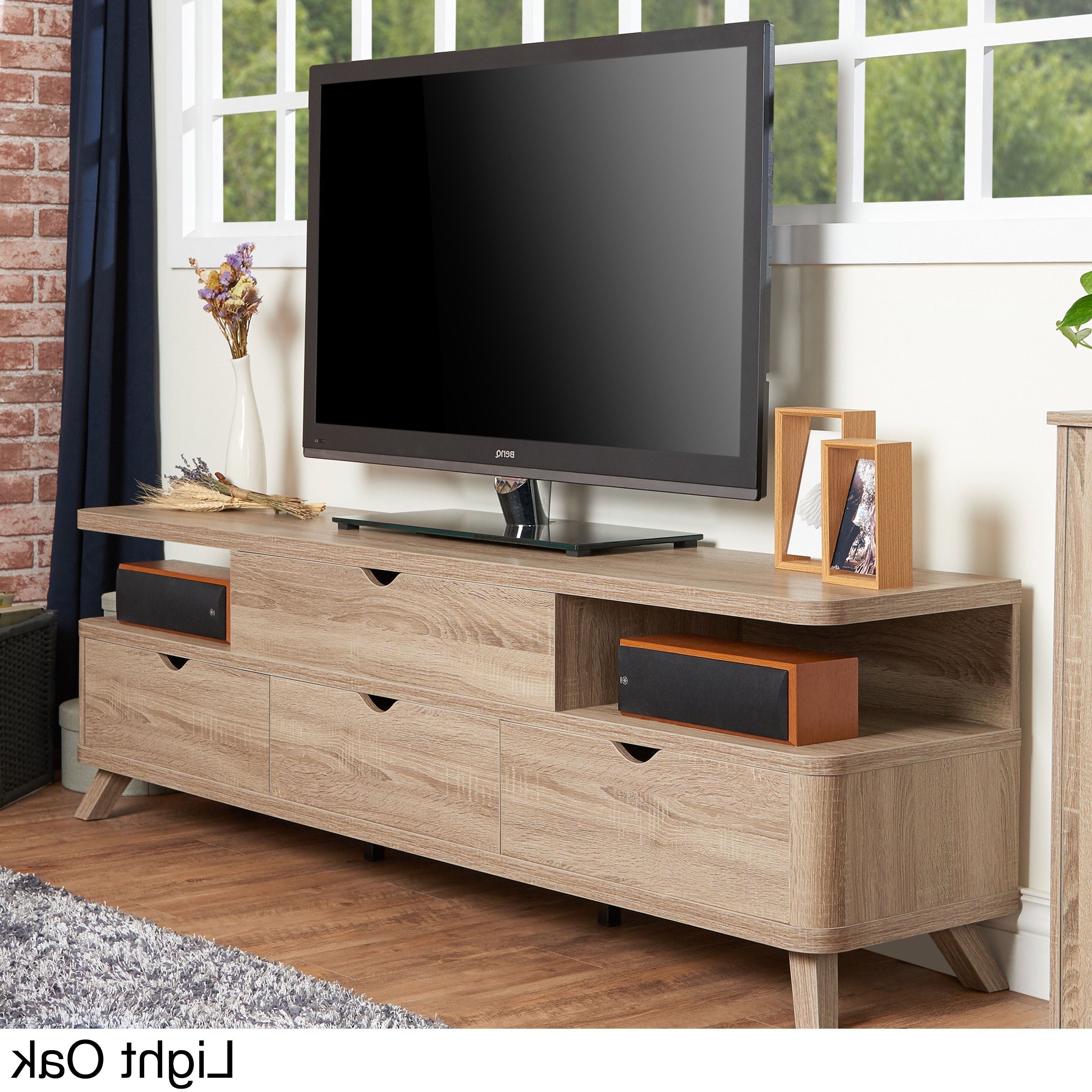 Most Recent With Its Flared Legs And Rounded Corners, This Tv Stand Adds Pertaining To Tv Stands With Rounded Corners (Photo 13 of 20)