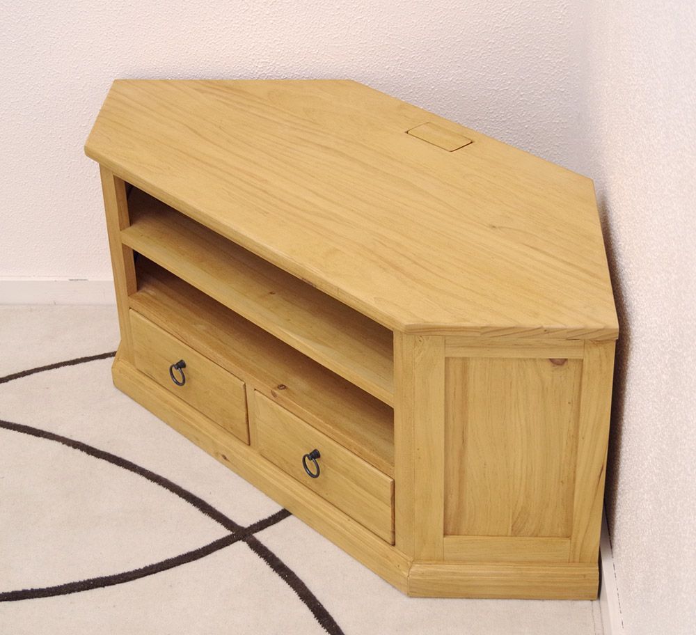 Most Recently Released Pine Corner Tv Stands For Auc Banjo: Height 45 Cm Country Law Board / Pine Corner Tv / Low (View 16 of 20)