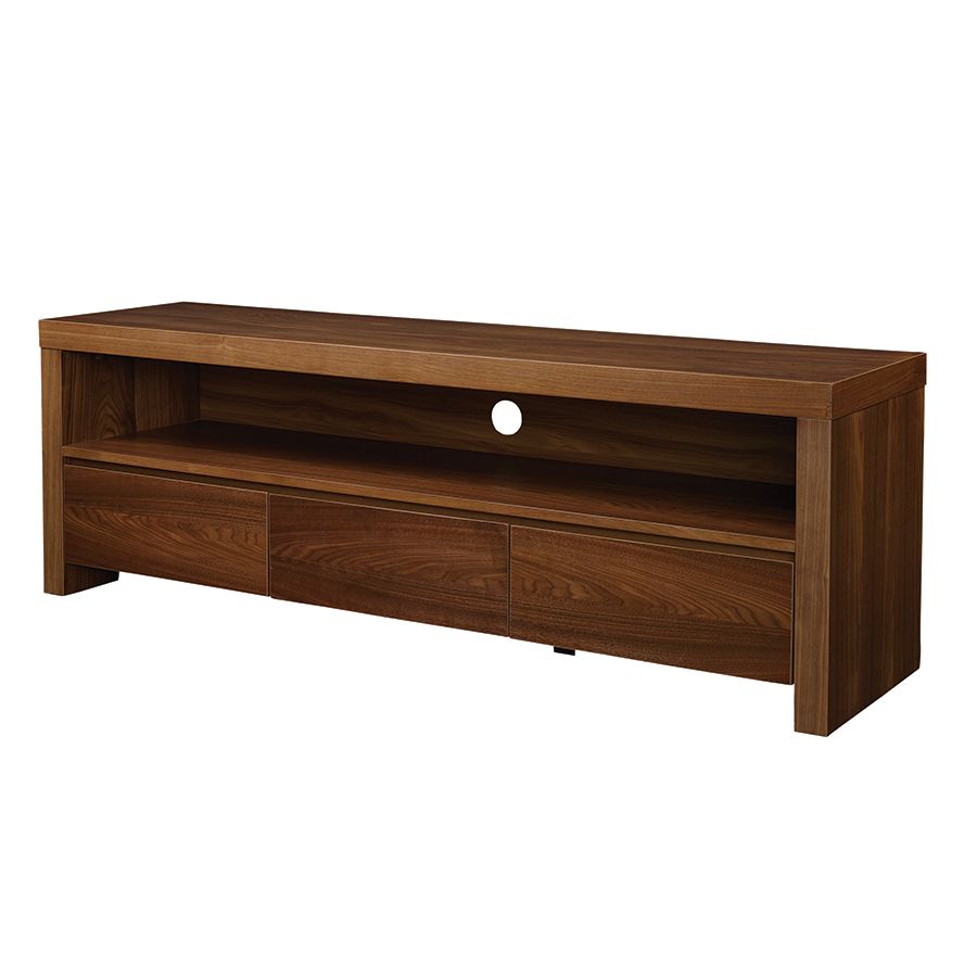 Most Recently Released Walnut Tv Cabinets With Bryant Modern Walnut Tv Standeuro Style (View 6 of 20)