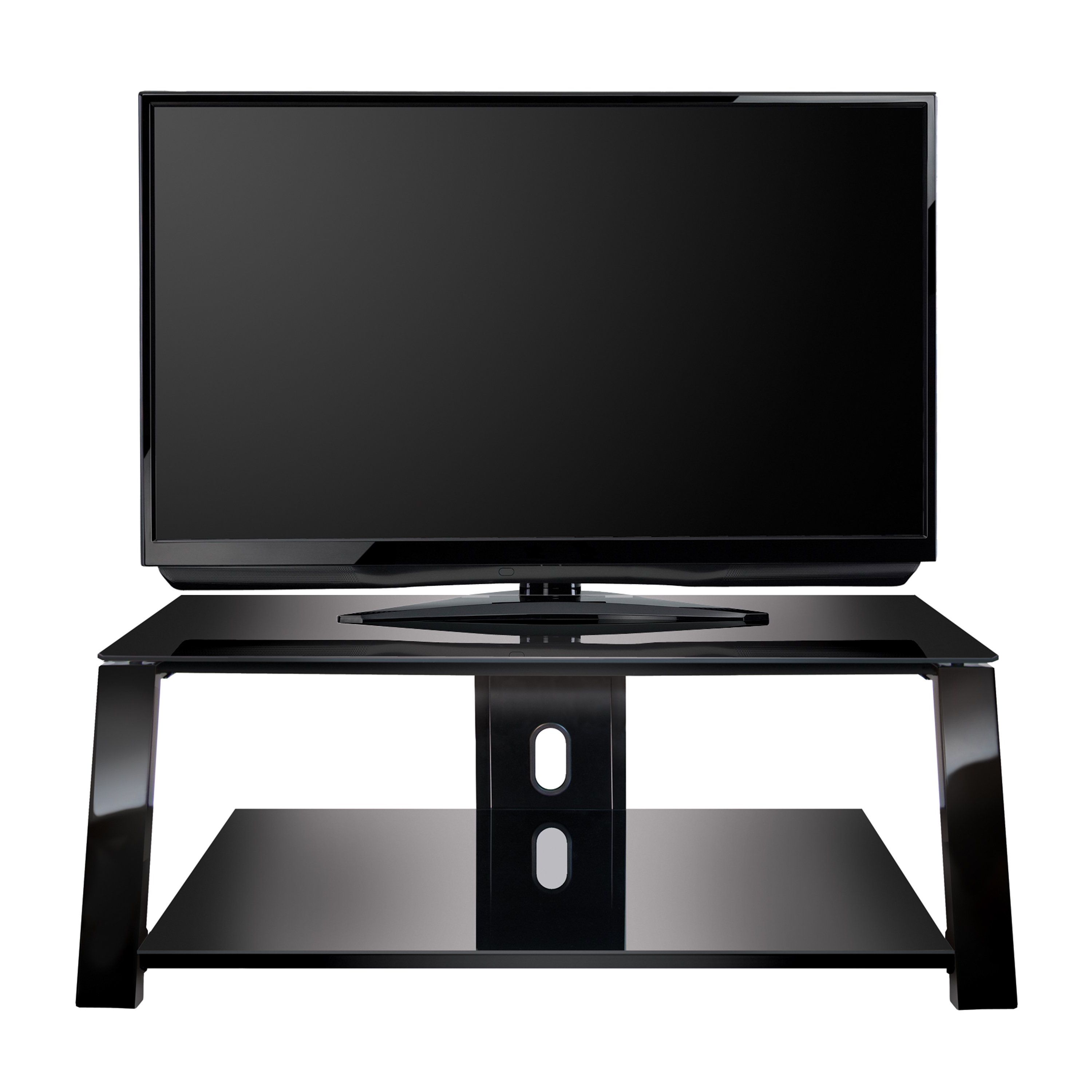 Most Up To Date Bell O Triple Play Tv Stands Inside Shop Bell'o Tp4444 Triple Play 44 Inch Black Tv Stand For Tvs Up To (View 16 of 20)