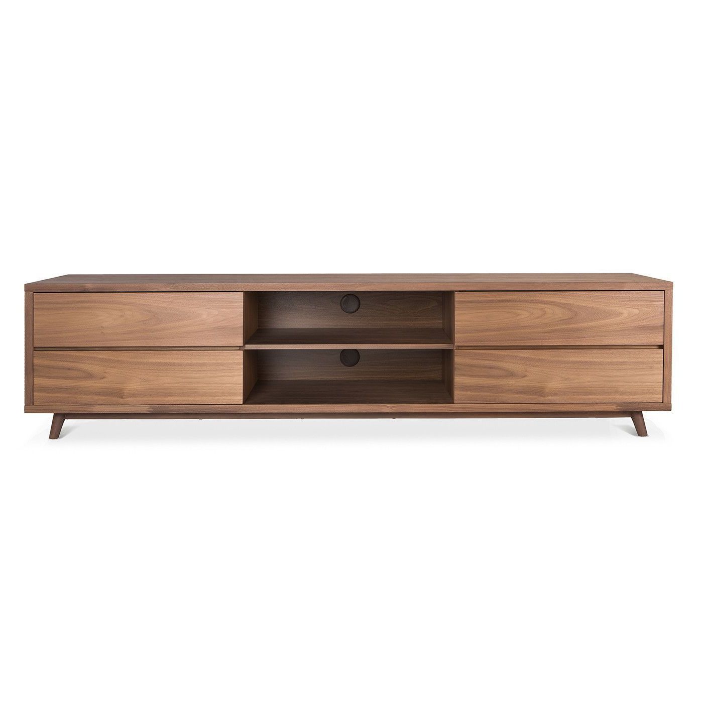 Most Up To Date Long Tv Stands In Midcentury Vintage Chic, The Glenoaks Tv Stand Features A Beautiful (Photo 5 of 20)