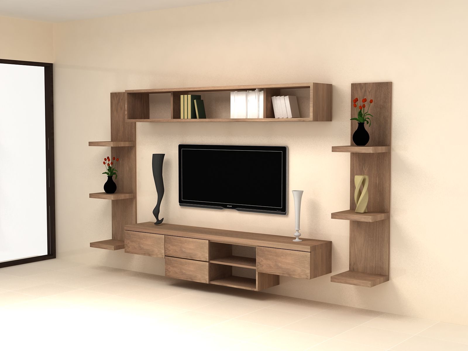 Featured Photo of 20 Best Ideas Wall Display Units and Tv Cabinets