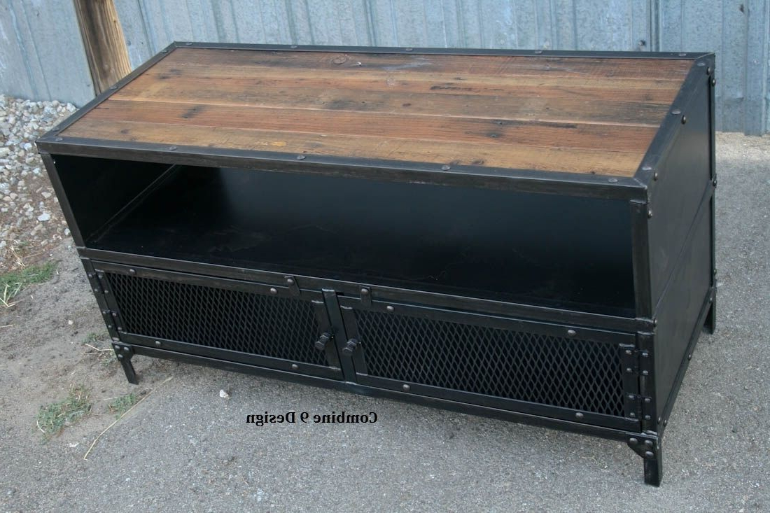 Newest Buy A Hand Made Vintage Industrial Tv Stand (View 13 of 20)