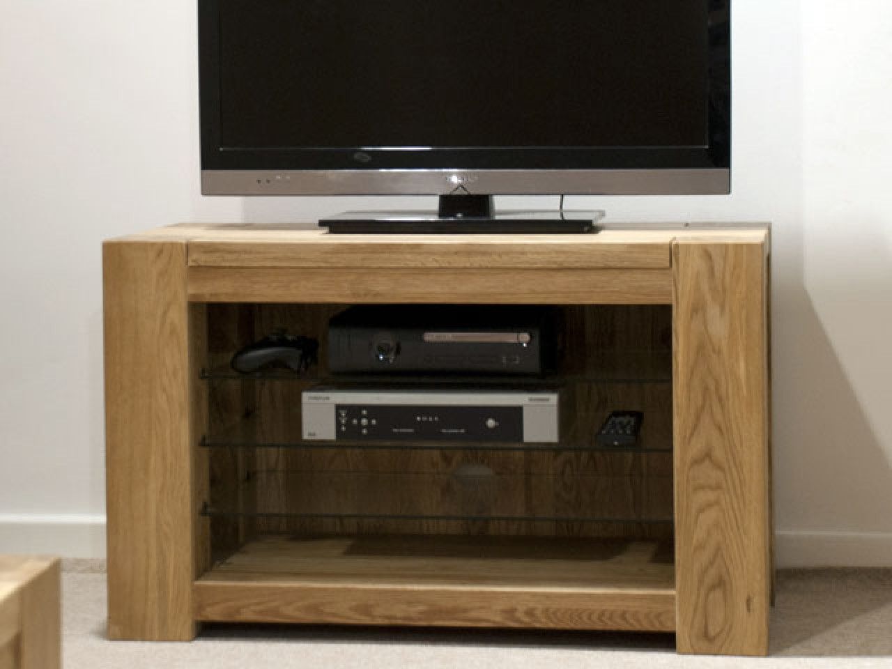 Newest Industrial Corner Tv Stands With Regard To Furniture Of America Daimon Industrial Medium Oak Tv Stand Stands (View 17 of 20)