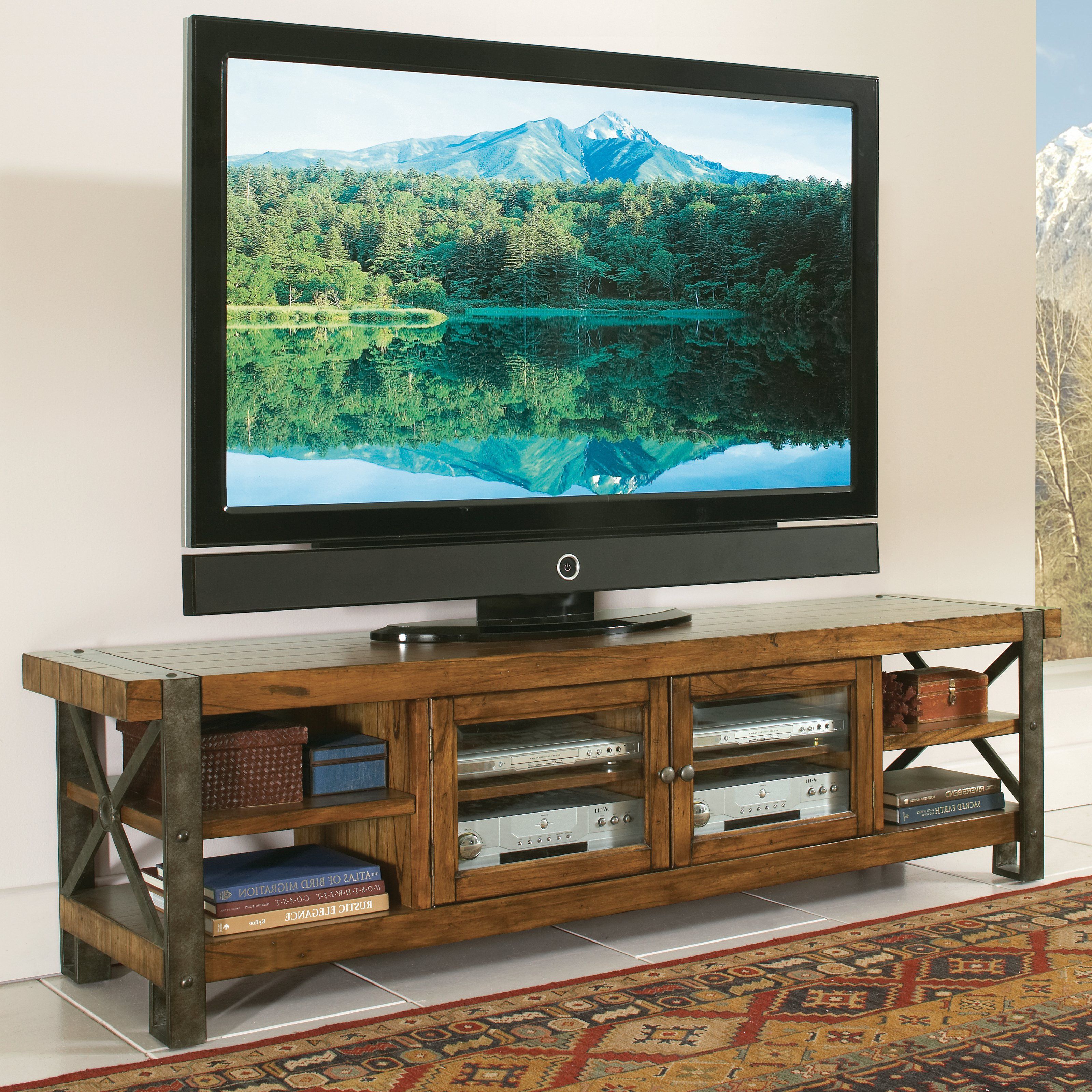 Nice To Tv Eco Geo Espresso Woodwaves In To Tv Eco Geo Espresso With Trendy Annabelle Black 70 Inch Tv Stands (View 15 of 20)